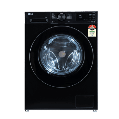 LG 12 kg 5 Star Wi-Fi Inverter Fully Automatic Front Load Washing Machine (GVX, FX1412N5O, ThinQ Technology, Onyx Black)