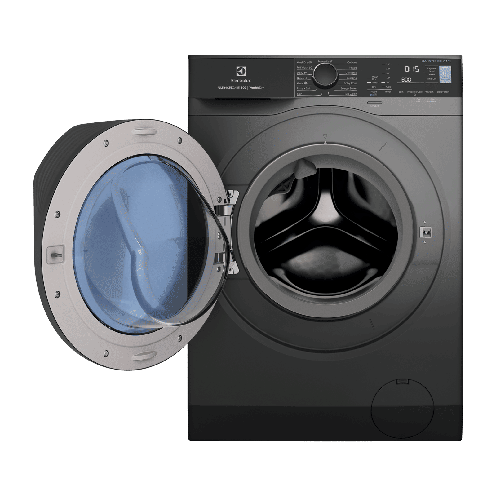 Electrolux 9 kg Fully Automatic Front Load Washer Dryer (UltimateCare 500, EWW9024P5SB, UltraMix Technology, Dark Silver) Electrolux 9 kg Fully Automatic Front Load Washer Dryer (UltimateCare 500, EWW9024P5SB, UltraMix Technology, Dark Silver)_3