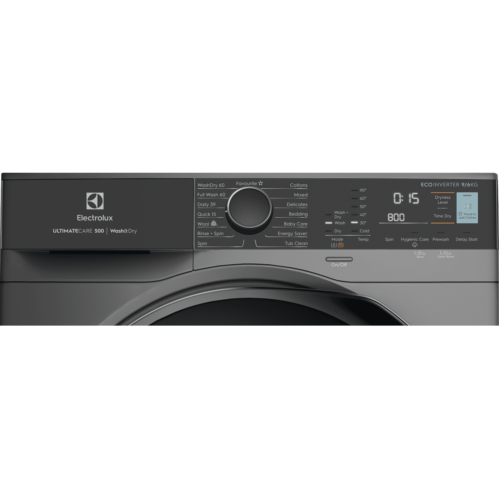 Electrolux 9 kg Fully Automatic Front Load Washer Dryer (UltimateCare 500, EWW9024P5SB, UltraMix Technology, Dark Silver) Electrolux 9 kg Fully Automatic Front Load Washer Dryer (UltimateCare 500, EWW9024P5SB, UltraMix Technology, Dark Silver)_6