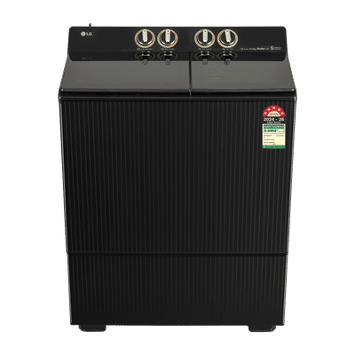 LG 12 kg 5 Star Semi Automatic Washing Machine with Wind Jet Dry (Armstrong 2 (AX), PX120B7SO2Z, Onyx Black)