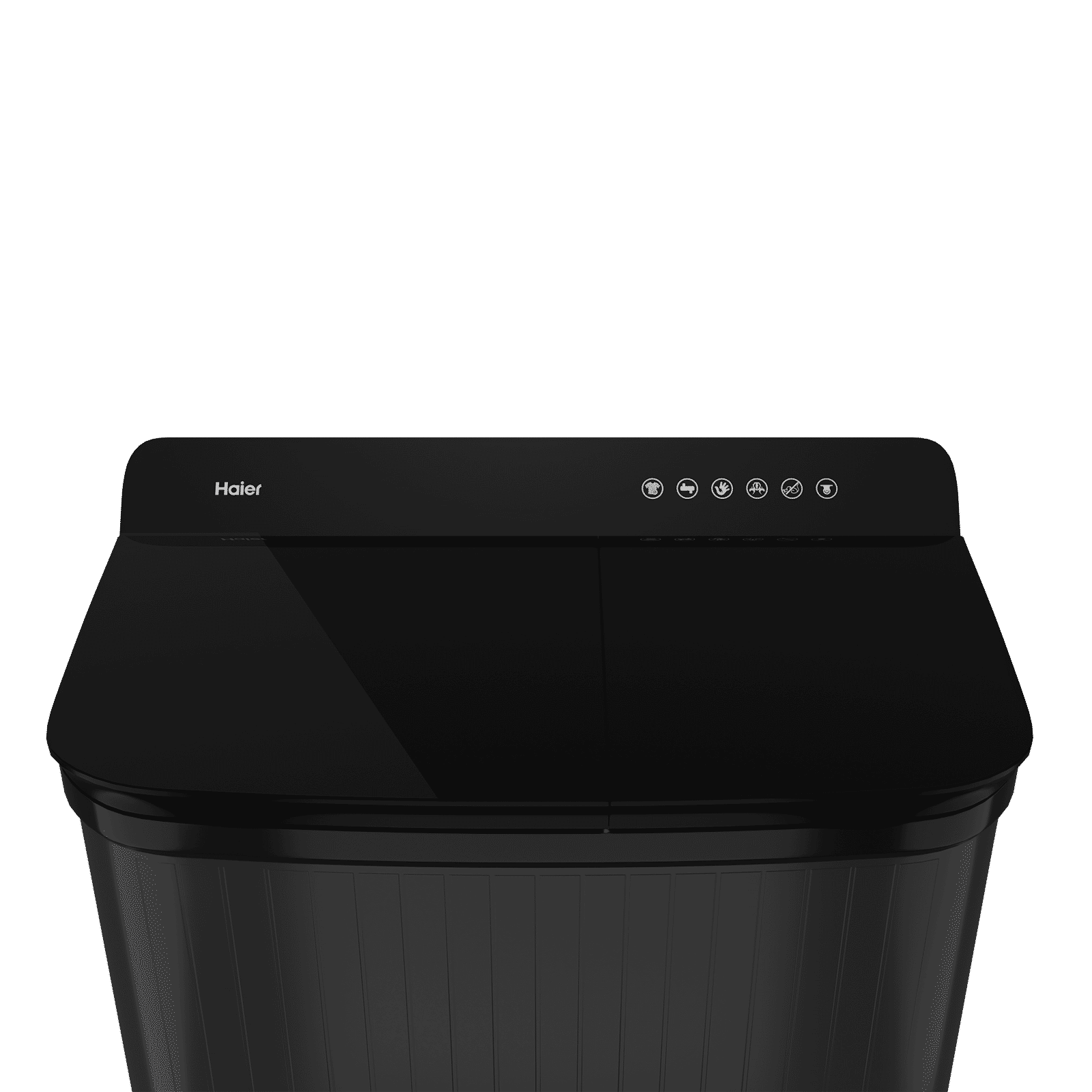 Haier 7.5 kg 5 Star Semi Automatic Washing Machine with Magic Filter (HTW75-178BBK, Black)_7