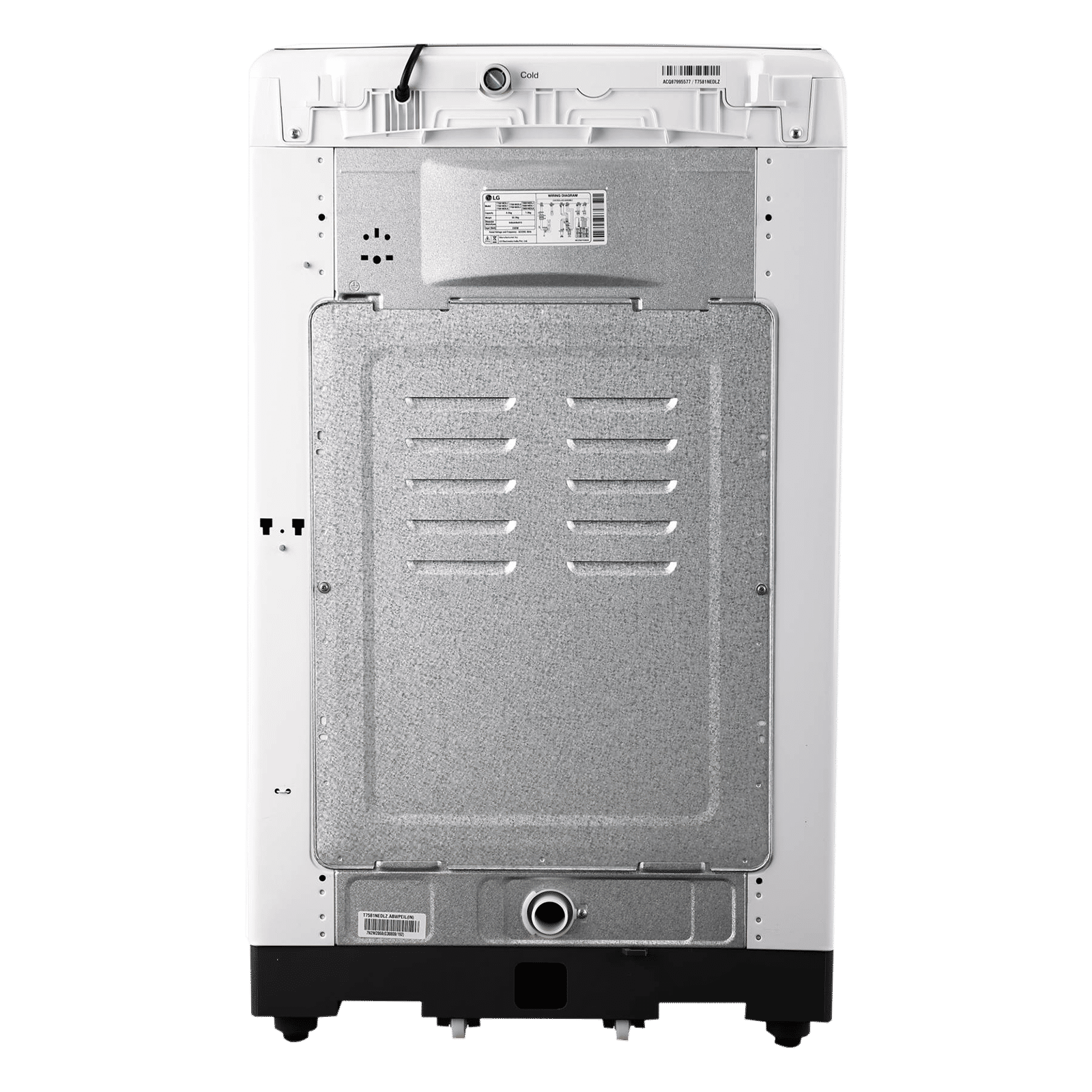 LG 6.5 kg Inverter Fully Automatic Top Load Washing Machine (T7581NEDLZ.ABWPEIL, Punch+ 3 Technology, Blue White) LG 6.5 kg Inverter Fully Automatic Top Load Washing Machine (T7581NEDLZ.ABWPEIL, Punch+ 3 Technology, Blue White)_8