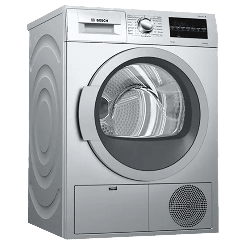 BOSCH 7 kg 5 Star Fully Automatic Front Load Dryer (Series 4, WTG86409IN, In-Built Heater, Silver)_5