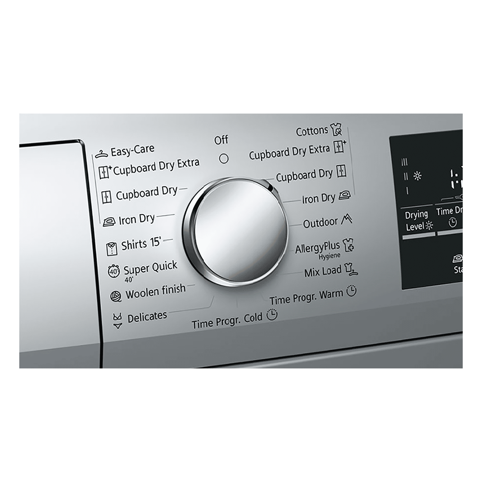 SIEMENS 8 kg Fully Automatic Front Load Dryer (iQ300, WT46G402IN, Galvalume Drum, Silver) SIEMENS 8 kg Fully Automatic Front Load Dryer (iQ300, WT46G402IN, Galvalume Drum, Silver)_4