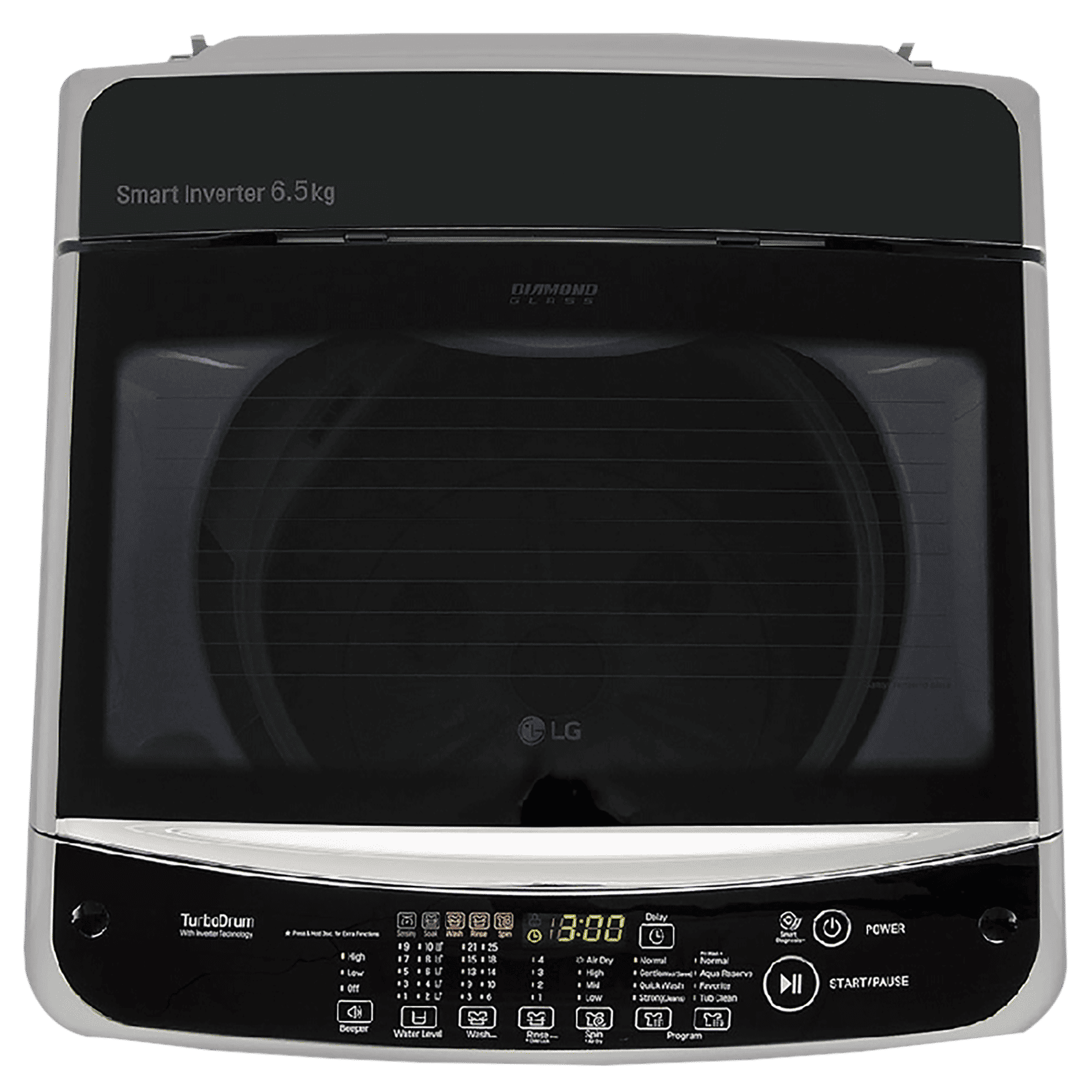 LG 6.5 kg 5 Star Fully Automatic Top Load Washing Machine (T65SNSF1Z.ASFQEIL, Smart Inverter Technology, Middle Free Silver & Black) LG 6.5 kg 5 Star Fully Automatic Top Load Washing Machine (T65SNSF1Z.ASFQEIL, Smart Inverter Technology, Middle Free Silver & Black)_3