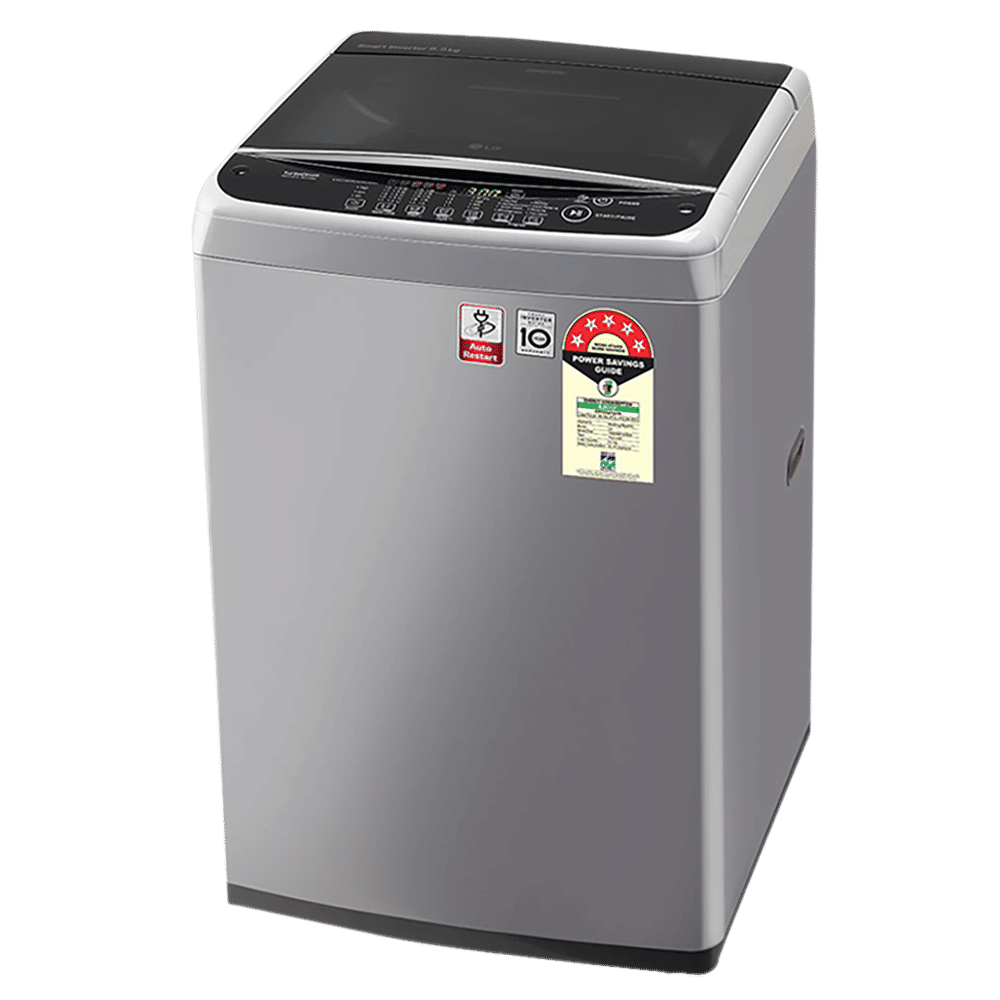 LG 6.5 kg 5 Star Fully Automatic Top Load Washing Machine (T65SNSF1Z.ASFQEIL, Smart Inverter Technology, Middle Free Silver & Black) LG 6.5 kg 5 Star Fully Automatic Top Load Washing Machine (T65SNSF1Z.ASFQEIL, Smart Inverter Technology, Middle Free Silver & Black)_4