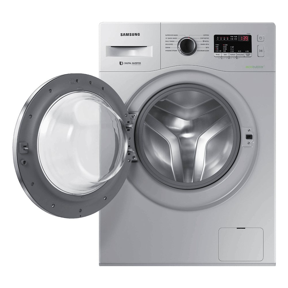 SAMSUNG 6 kg 5 Star Inverter Fully Automatic Front Load Washing Machine (WW61R20EK0S/TL, Diamond Drum, Silver) SAMSUNG 6 kg 5 Star Inverter Fully Automatic Front Load Washing Machine (WW61R20EK0S/TL, Diamond Drum, Silver)_5