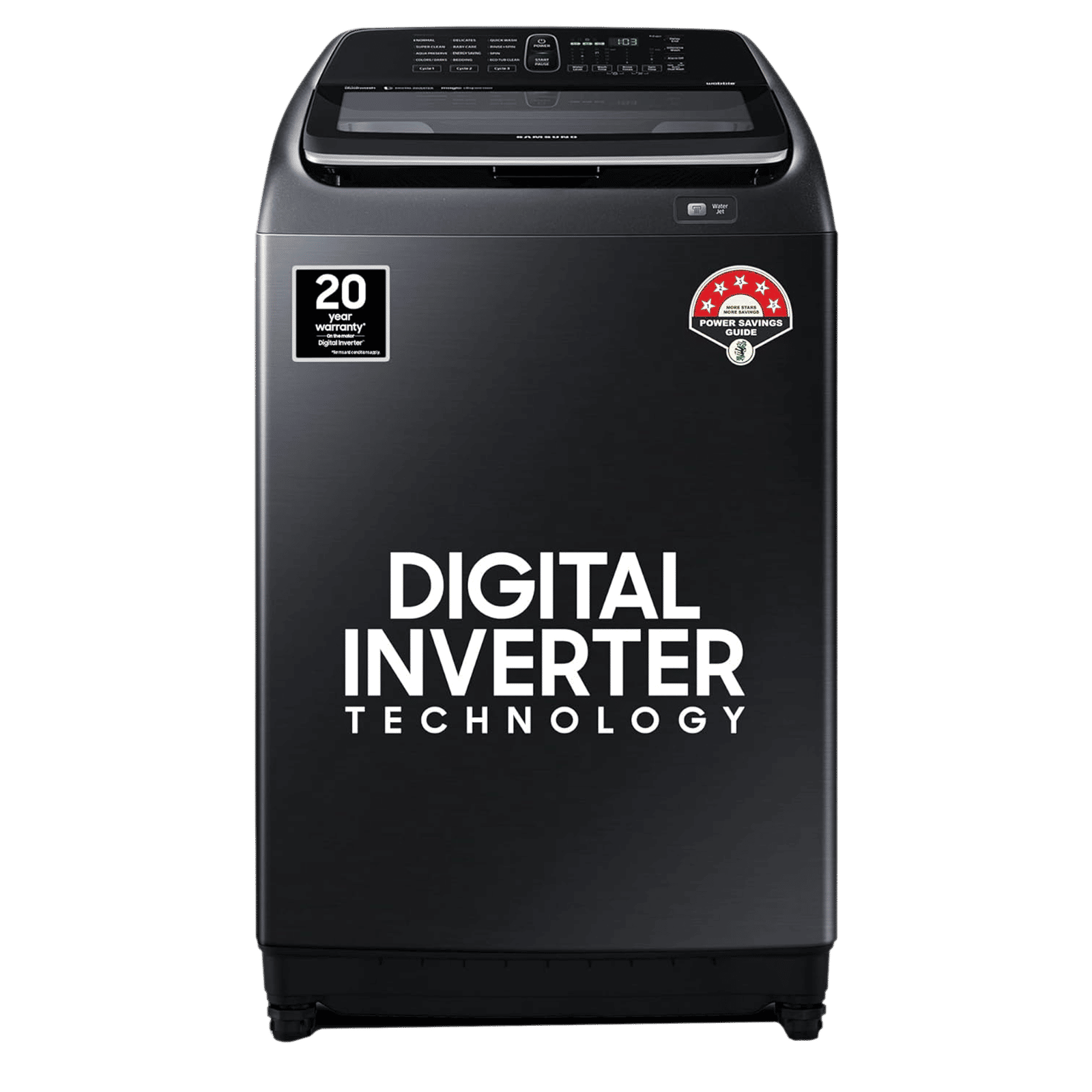 SAMSUNG 16 kg 5 Star Inverter Fully Automatic Top Load Washing Machine (WA16N6781CV/TL, Magic Filter, Black) SAMSUNG 16 kg 5 Star Inverter Fully Automatic Top Load Washing Machine (WA16N6781CV/TL, Magic Filter, Black)_1