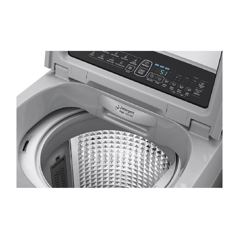 SAMSUNG 7 kg 5 Star Inverter Fully Automatic Top Load Washing Machine (WA70N4261SS/TL, Magic Filter, Imperial Silver)_9