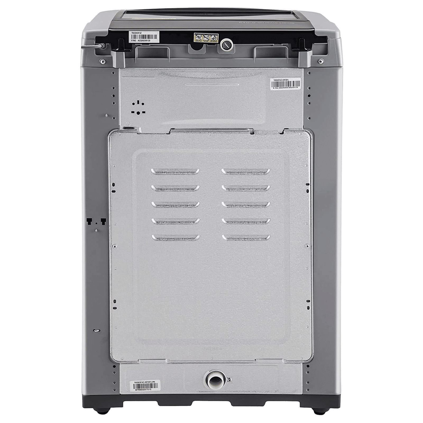 LG 6 kg 5 Star Inverter Fully Automatic Top Load Washing Machine (T65SKSF4Z.ASFQEIL, Turbo Drum, Middle Free Silver) LG 6 kg 5 Star Inverter Fully Automatic Top Load Washing Machine (T65SKSF4Z.ASFQEIL, Turbo Drum, Middle Free Silver)_10