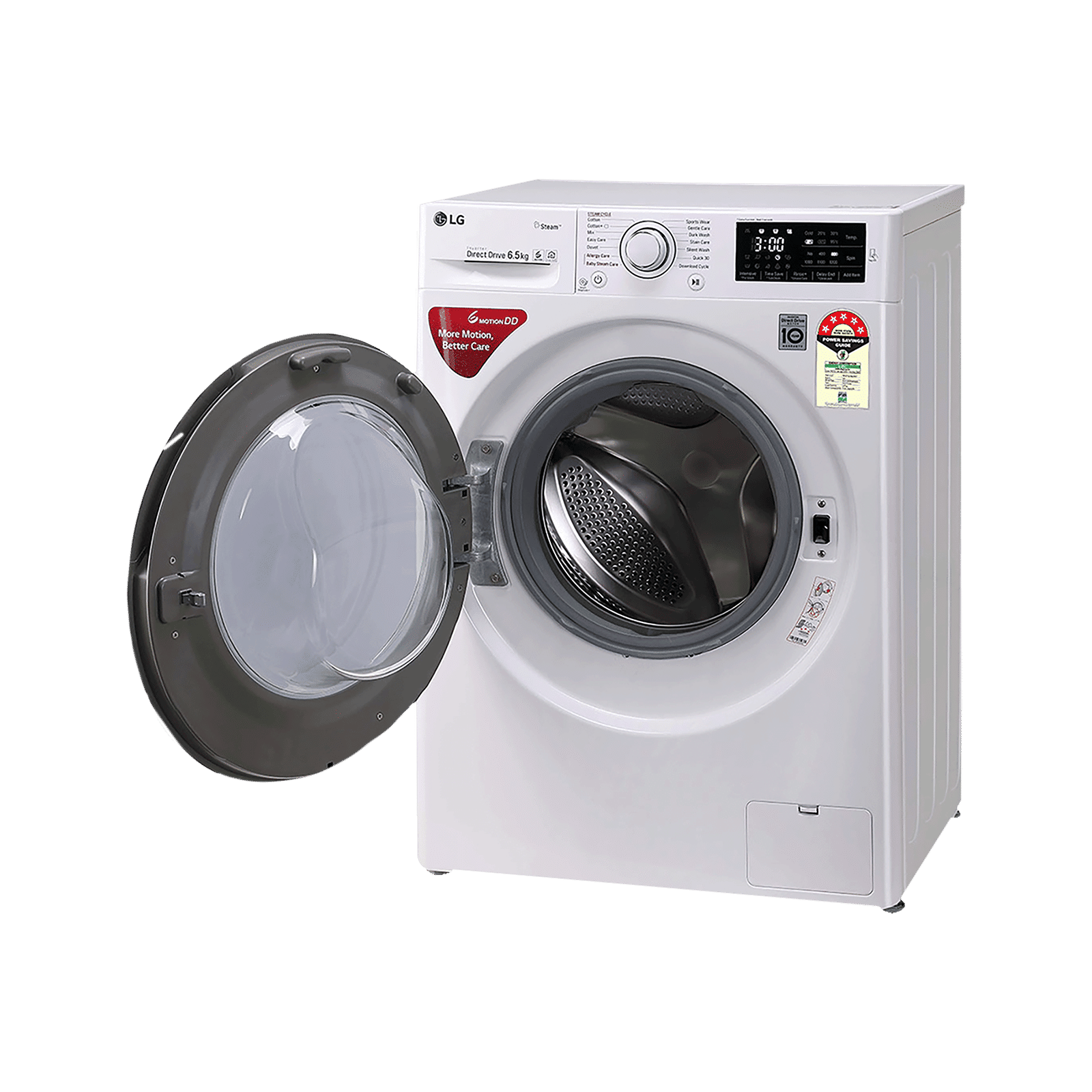 LG 6.5 kg 5 Star Inverter Fully Automatic Front Load Washing Machine (FHT1265ZNW.ABWQEIL, In-Built Heater, Blue White) LG 6.5 kg 5 Star Inverter Fully Automatic Front Load Washing Machine (FHT1265ZNW.ABWQEIL, In-Built Heater, Blue White)_11