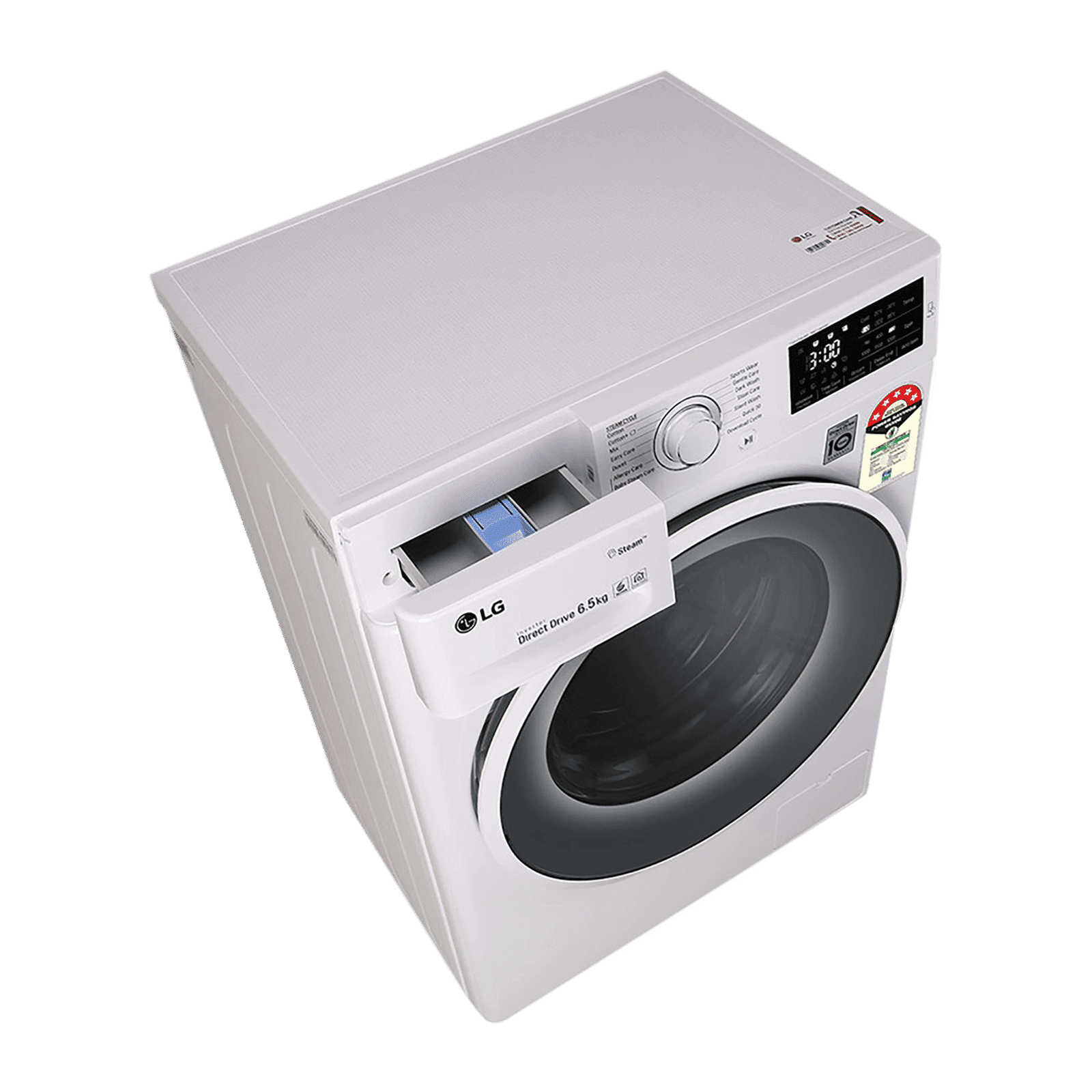 LG 6.5 kg 5 Star Inverter Fully Automatic Front Load Washing Machine (FHT1265ZNW.ABWQEIL, In-Built Heater, Blue White) LG 6.5 kg 5 Star Inverter Fully Automatic Front Load Washing Machine (FHT1265ZNW.ABWQEIL, In-Built Heater, Blue White)_12