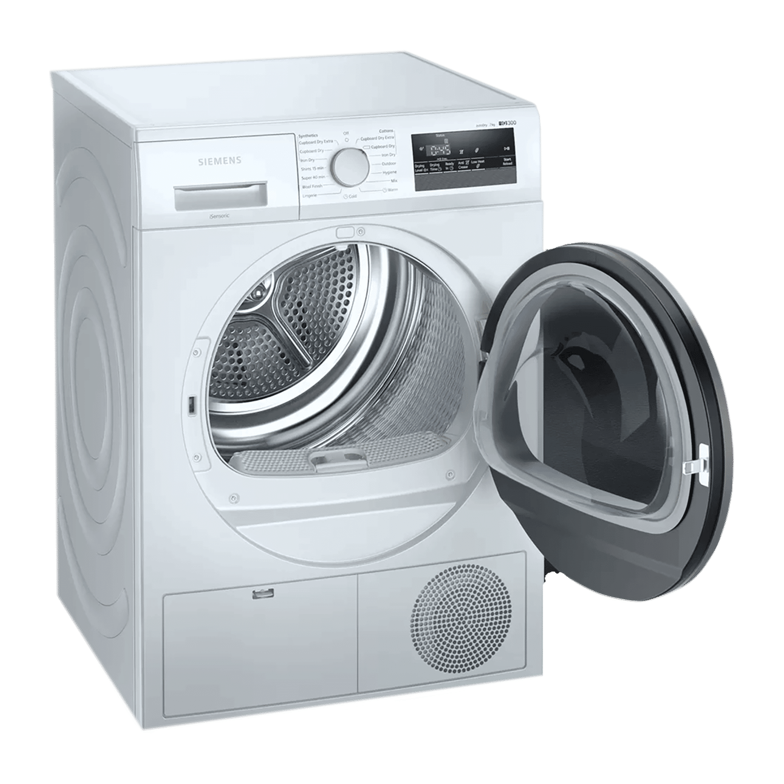 SIEMENS 7 kg Fully Automatic Front Load Dryer (WT46N203IN, Galvalume Drum, White) SIEMENS 7 kg Fully Automatic Front Load Dryer (WT46N203IN, Galvalume Drum, White)_8