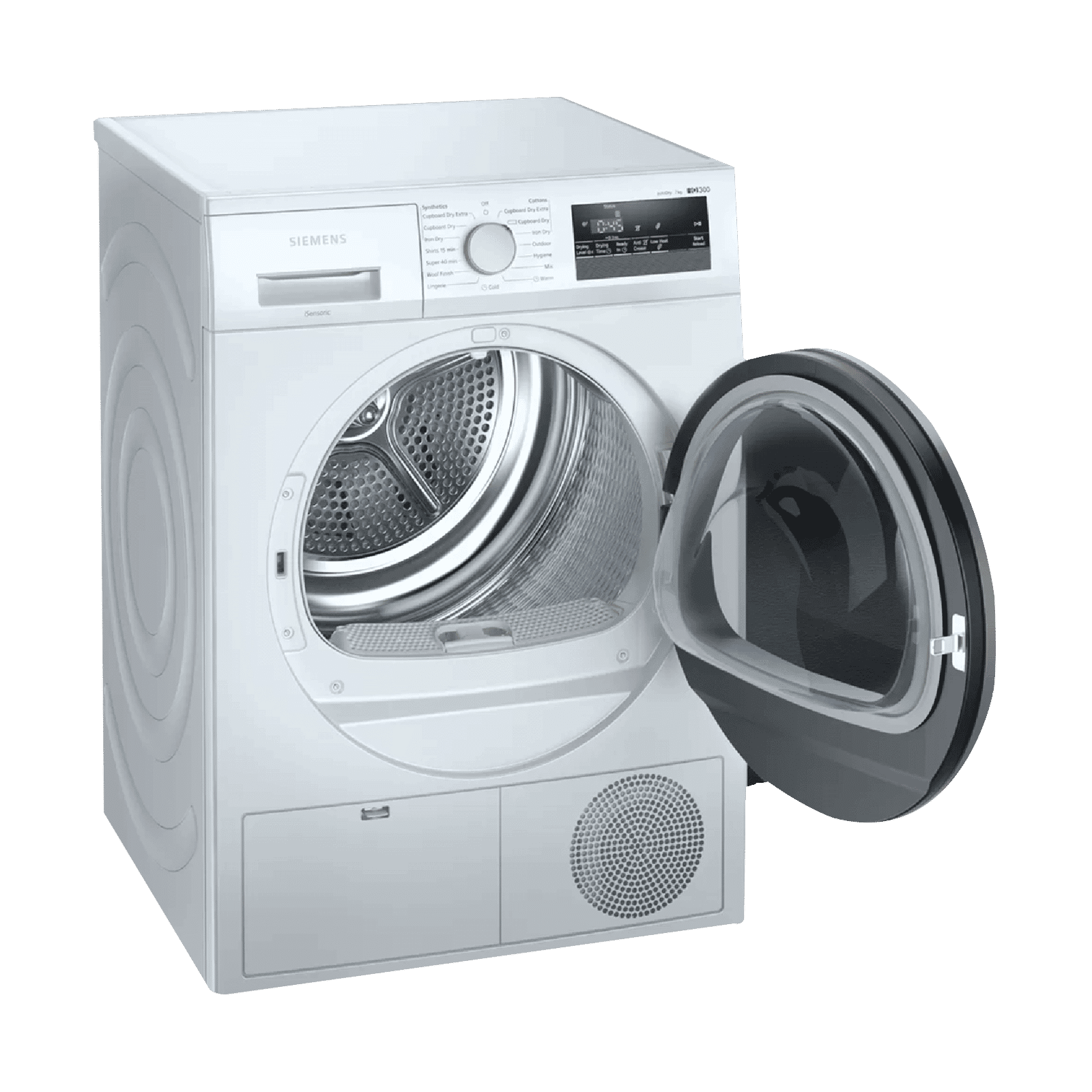 SIEMENS 7 kg Fully Automatic Front Load Dryer (WT46N203IN, Galvalume Drum, White) SIEMENS 7 kg Fully Automatic Front Load Dryer (WT46N203IN, Galvalume Drum, White)_5