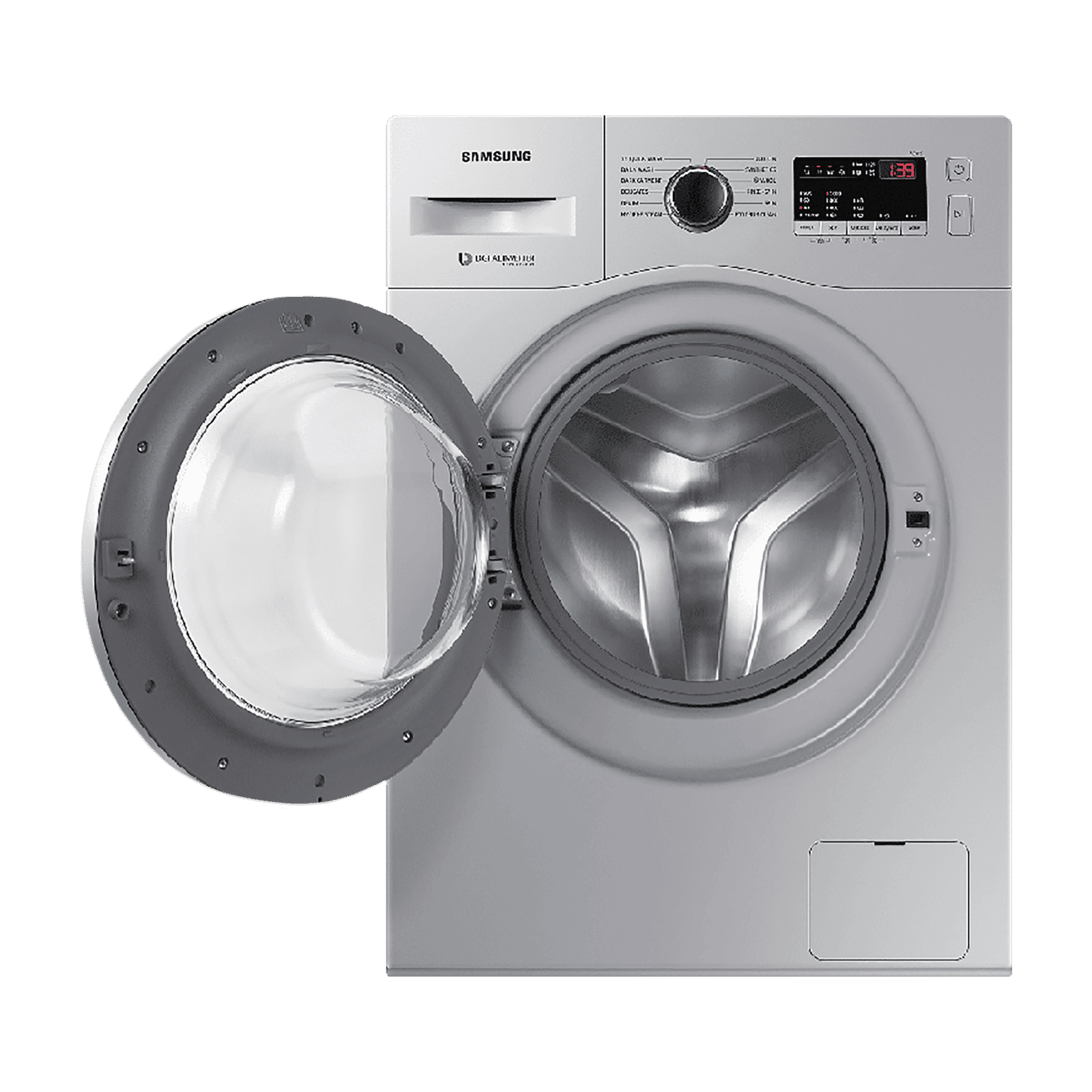 SAMSUNG 6.5 kg 5 Star Fully Automatic Front Load Washing Machine (12 Wash Programs, WW66R20GKSS/TL, Silver)_8