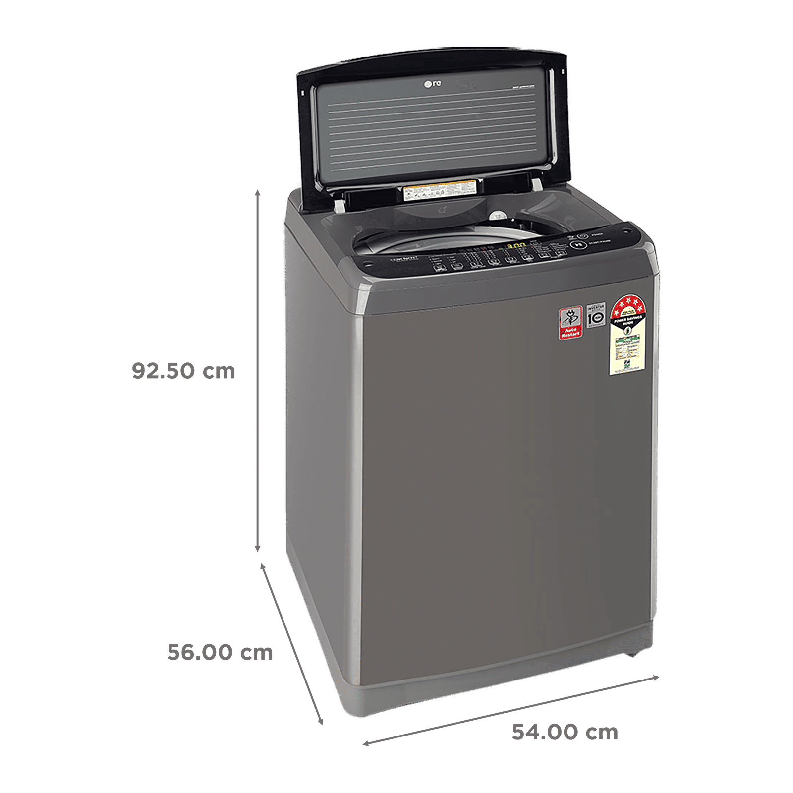 LG 8 kg 5 Star Inverter Fully Automatic Top Load Washing Machine (T80SJMB1Z.ABMQEIL, Smart Inverter Technology, Middle Black) LG 8 kg 5 Star Inverter Fully Automatic Top Load Washing Machine (T80SJMB1Z.ABMQEIL, Smart Inverter Technology, Middle Black)_3