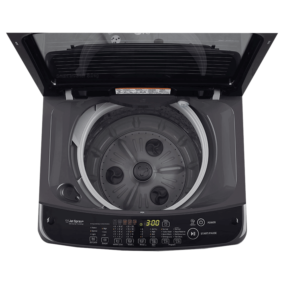 LG 8 kg 5 Star Inverter Fully Automatic Top Load Washing Machine (T80SJMB1Z.ABMQEIL, Smart Inverter Technology, Middle Black) LG 8 kg 5 Star Inverter Fully Automatic Top Load Washing Machine (T80SJMB1Z.ABMQEIL, Smart Inverter Technology, Middle Black)_7