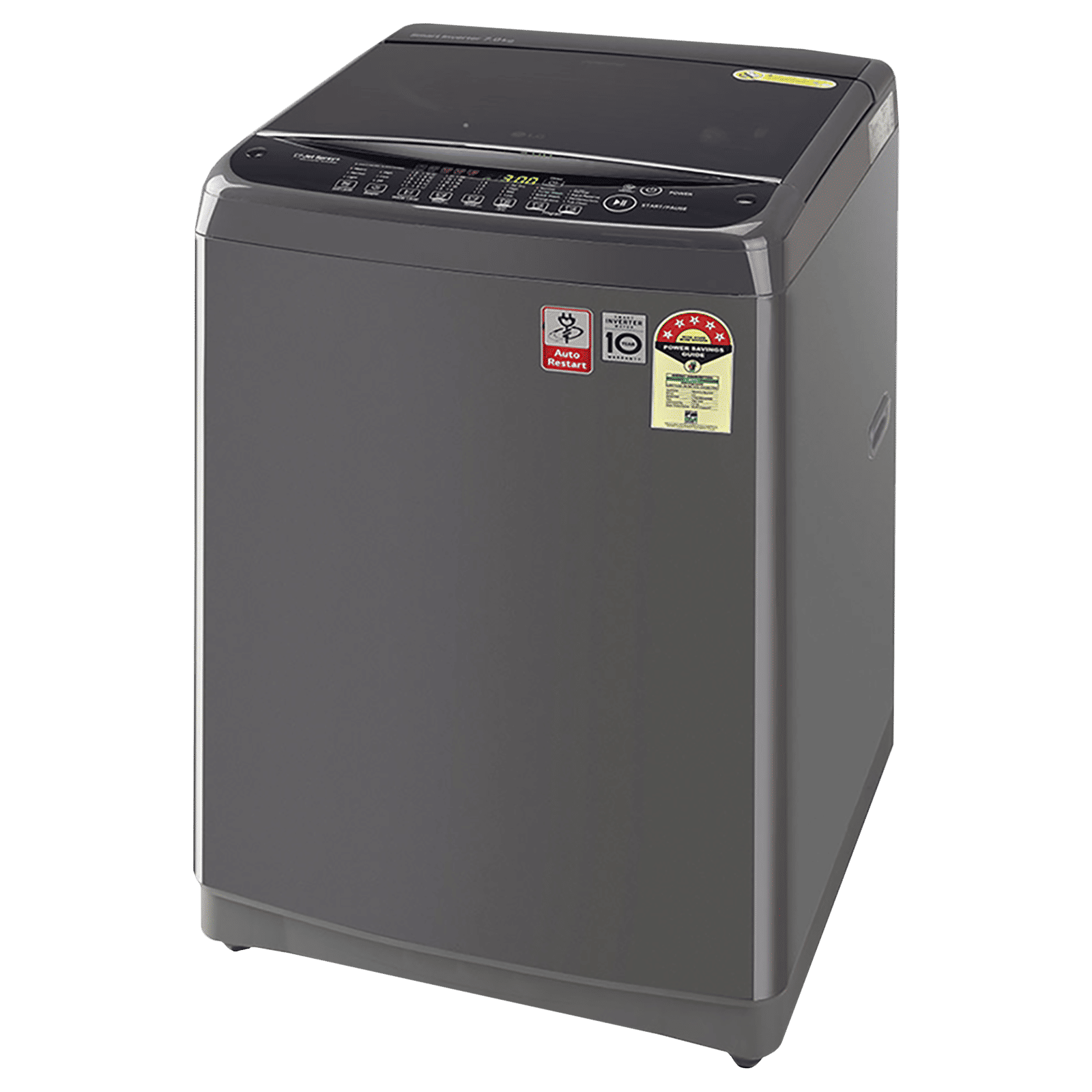 LG 7 kg 5 Star Inverter Fully Automatic Top Load Washing Machine (T70SJMB1Z.ABMQEIL, Smart Inverter Technology, Middle Black)_6