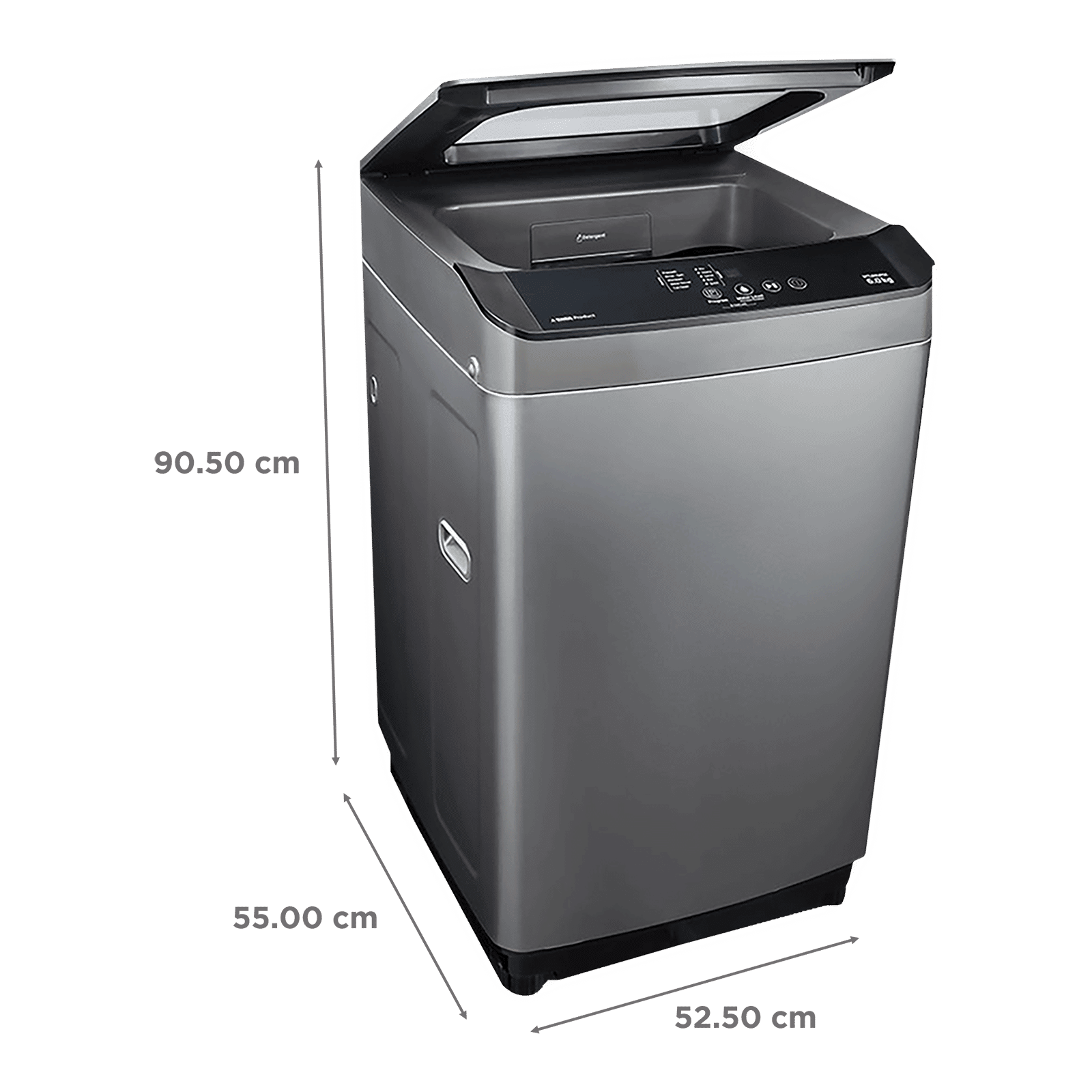 VOLTAS beko 7 kg 5 Star Fully Automatic Top Load Washing Machine (WTL70UPGC, IPX4 Control Panel, Grey) VOLTAS beko 7 kg 5 Star Fully Automatic Top Load Washing Machine (WTL70UPGC, IPX4 Control Panel, Grey)_3