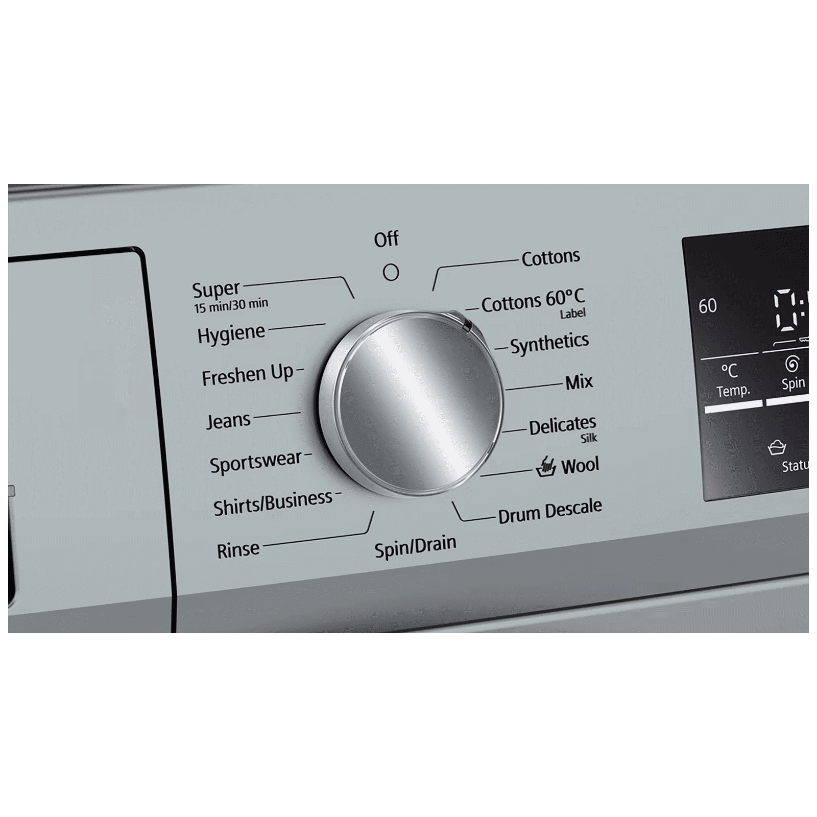 SIEMENS 8 kg 5 Star Inverter Fully Automatic Front Load Washing Machine (iQ500, WM14J46SIN, Wave Drum, Platinum Silver) SIEMENS 8 kg 5 Star Inverter Fully Automatic Front Load Washing Machine (iQ500, WM14J46SIN, Wave Drum, Platinum Silver)_6