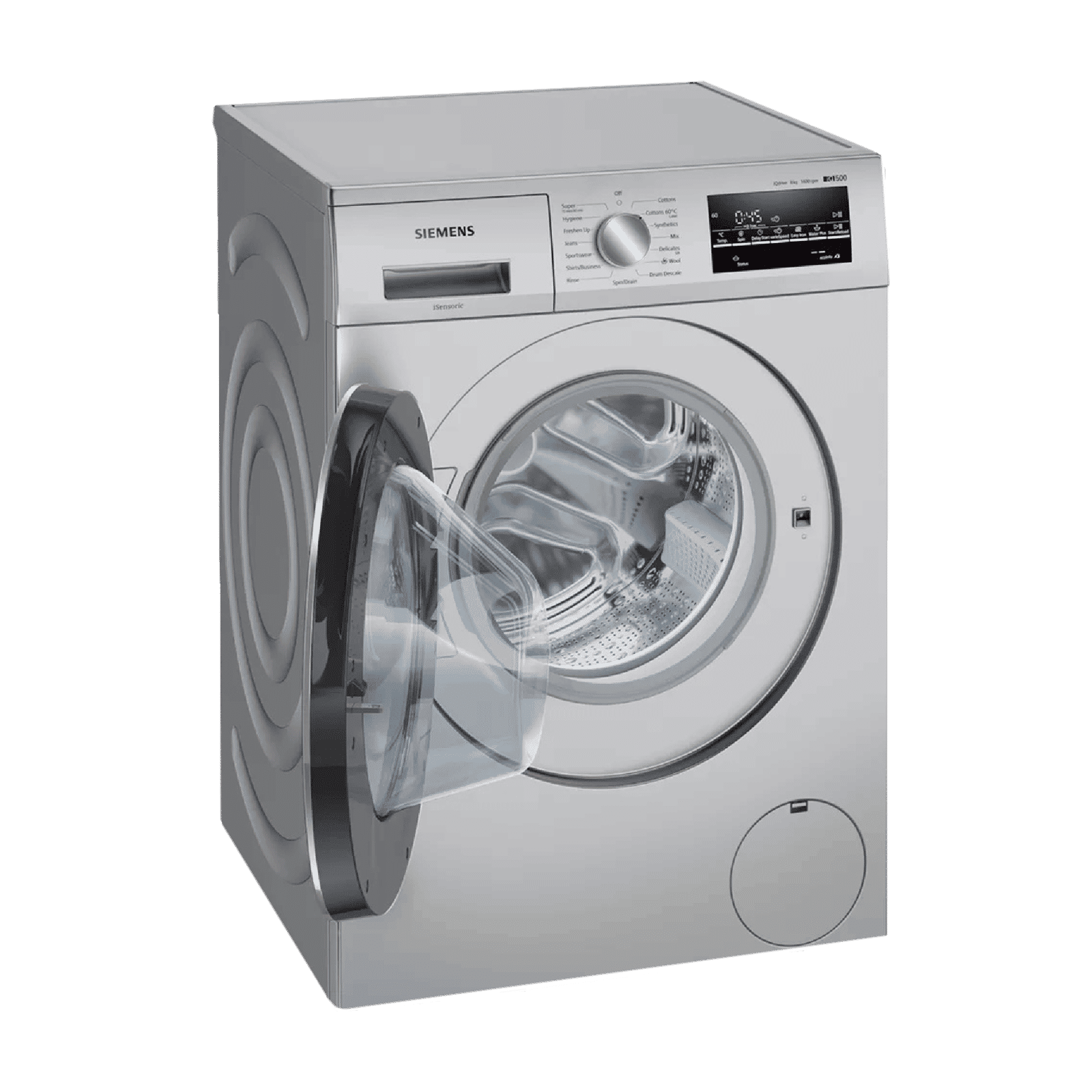 SIEMENS 8 kg 5 Star Inverter Fully Automatic Front Load Washing Machine (iQ500, WM14J46SIN, Wave Drum, Platinum Silver) SIEMENS 8 kg 5 Star Inverter Fully Automatic Front Load Washing Machine (iQ500, WM14J46SIN, Wave Drum, Platinum Silver)_4