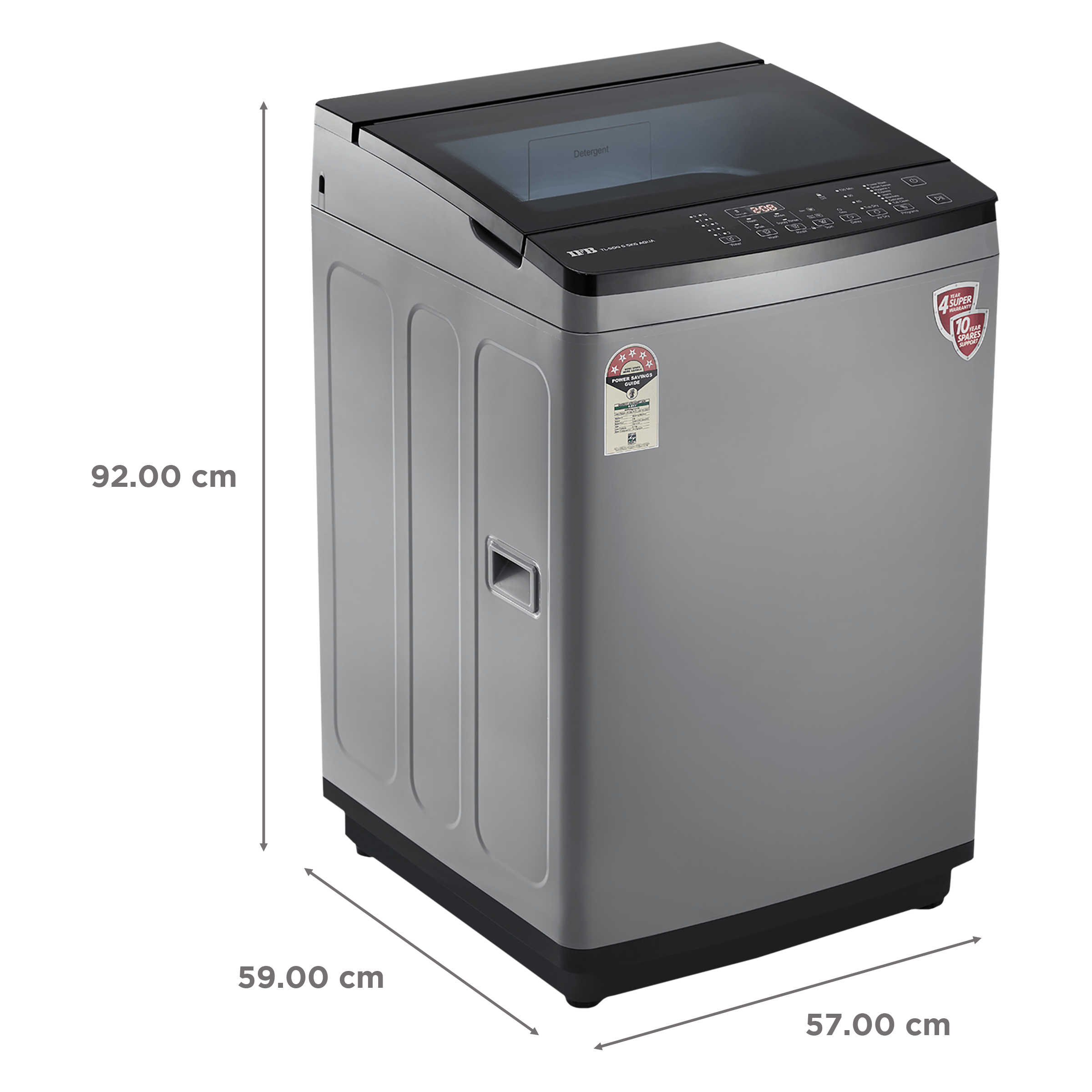 IFB 6.5 kg 5 Star Fully Automatic Top Load Washing Machine (Aqua, TL-SDG, Lint Tower Filter, Medium Grey)_3