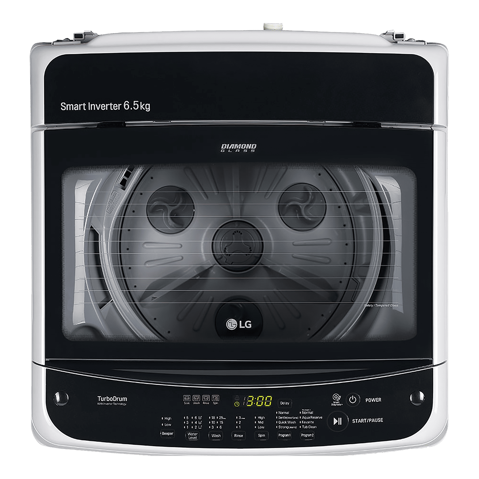 LG 6.5 kg 5 Star Inverter Fully Automatic Top Load Washing Machine (T65SPSF2Z.ASFQEIL, Smart Inverter Technology, Middle Free Silver) LG 6.5 kg 5 Star Inverter Fully Automatic Top Load Washing Machine (T65SPSF2Z.ASFQEIL, Smart Inverter Technology, Middle Free Silver)_4