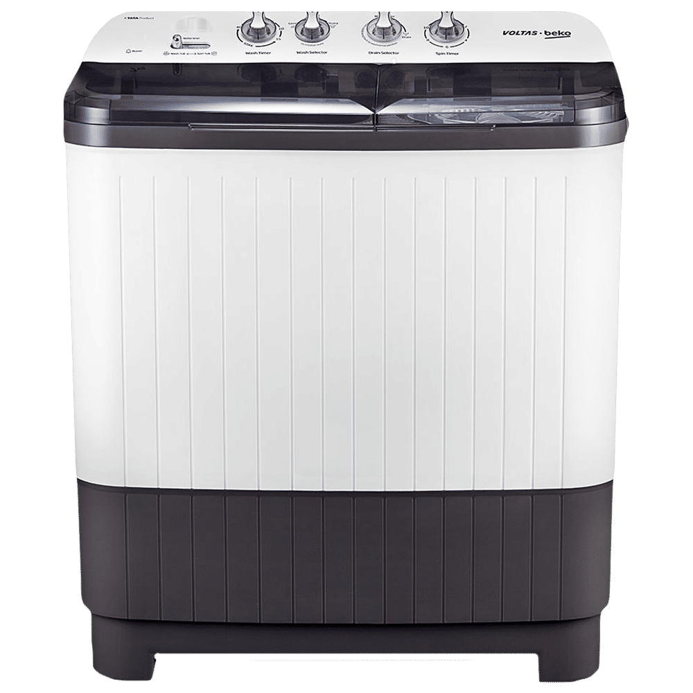 VOLTAS beko 7.5 kg 5 Star Semi Automatic Washing Machine with IPX4 Control Panel (WTT75DGRT, Grey) VOLTAS beko 7.5 kg 5 Star Semi Automatic Washing Machine with IPX4 Control Panel (WTT75DGRT, Grey)_1