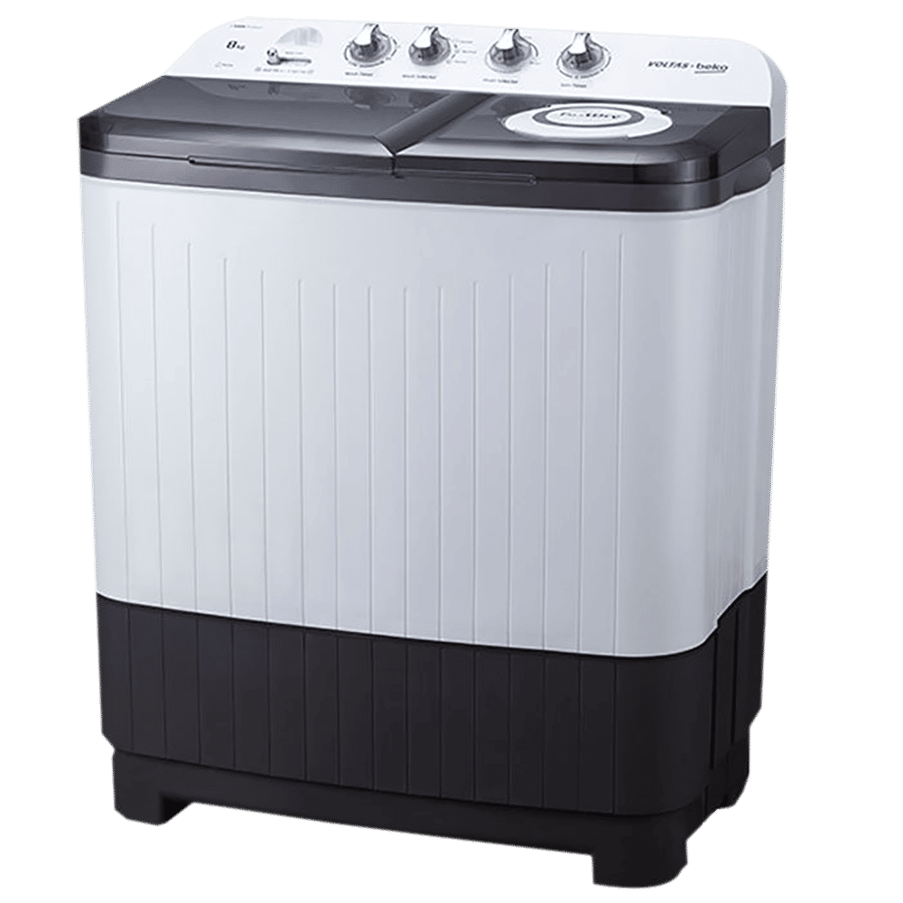 VOLTAS beko 8 kg 5 Star Semi Automatic Washing Machine with IPX4 Control Panel (WTT80DGRT, Grey) VOLTAS beko 8 kg 5 Star Semi Automatic Washing Machine with IPX4 Control Panel (WTT80DGRT, Grey)_6