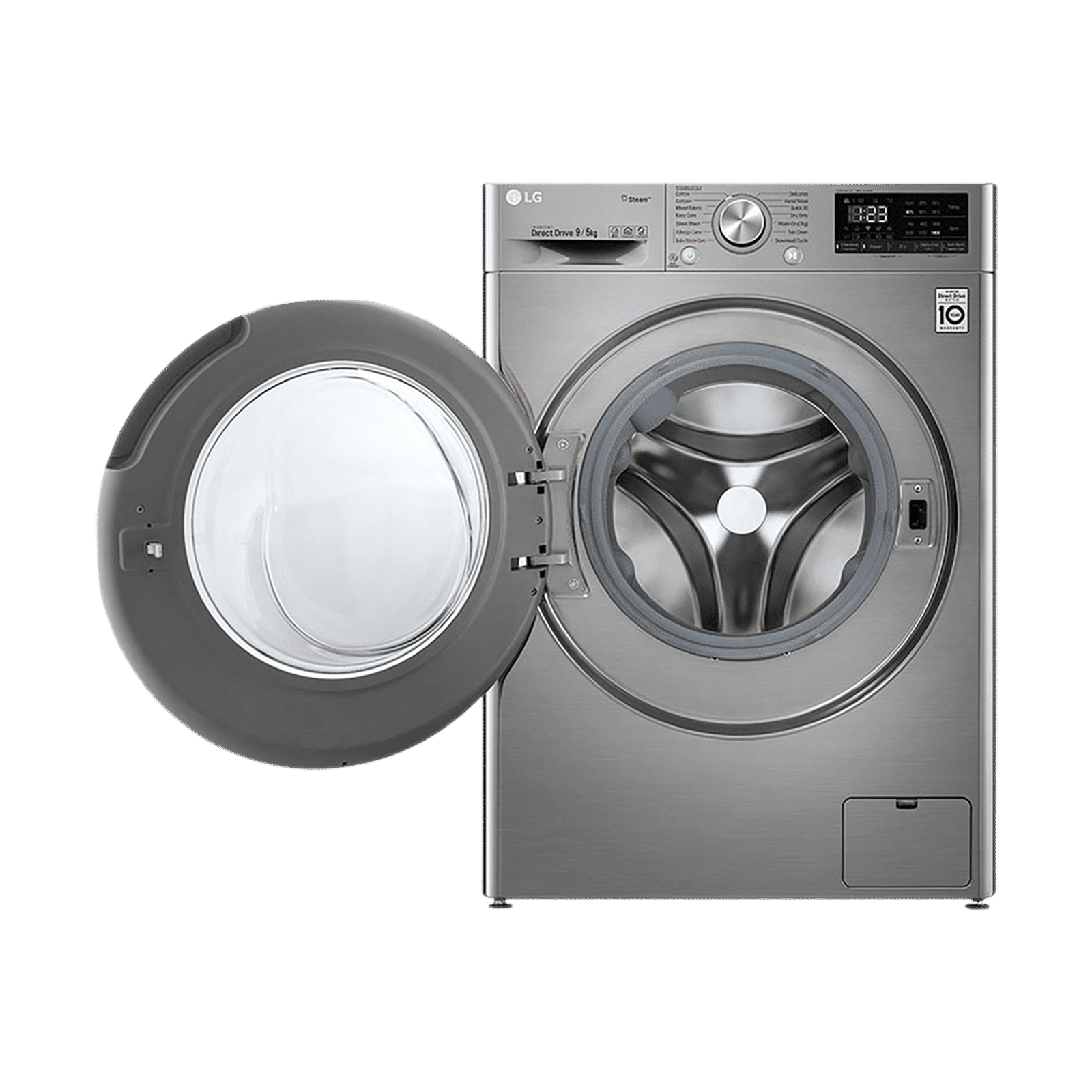 LG 9/5 kg 5 Star Inverter Fully Automatic Front Load Washer Dryer (FHD0905SWS.ASSQEIL, Steam Wash Technology, Silver) LG 9/5 kg 5 Star Inverter Fully Automatic Front Load Washer Dryer (FHD0905SWS.ASSQEIL, Steam Wash Technology, Silver)_7