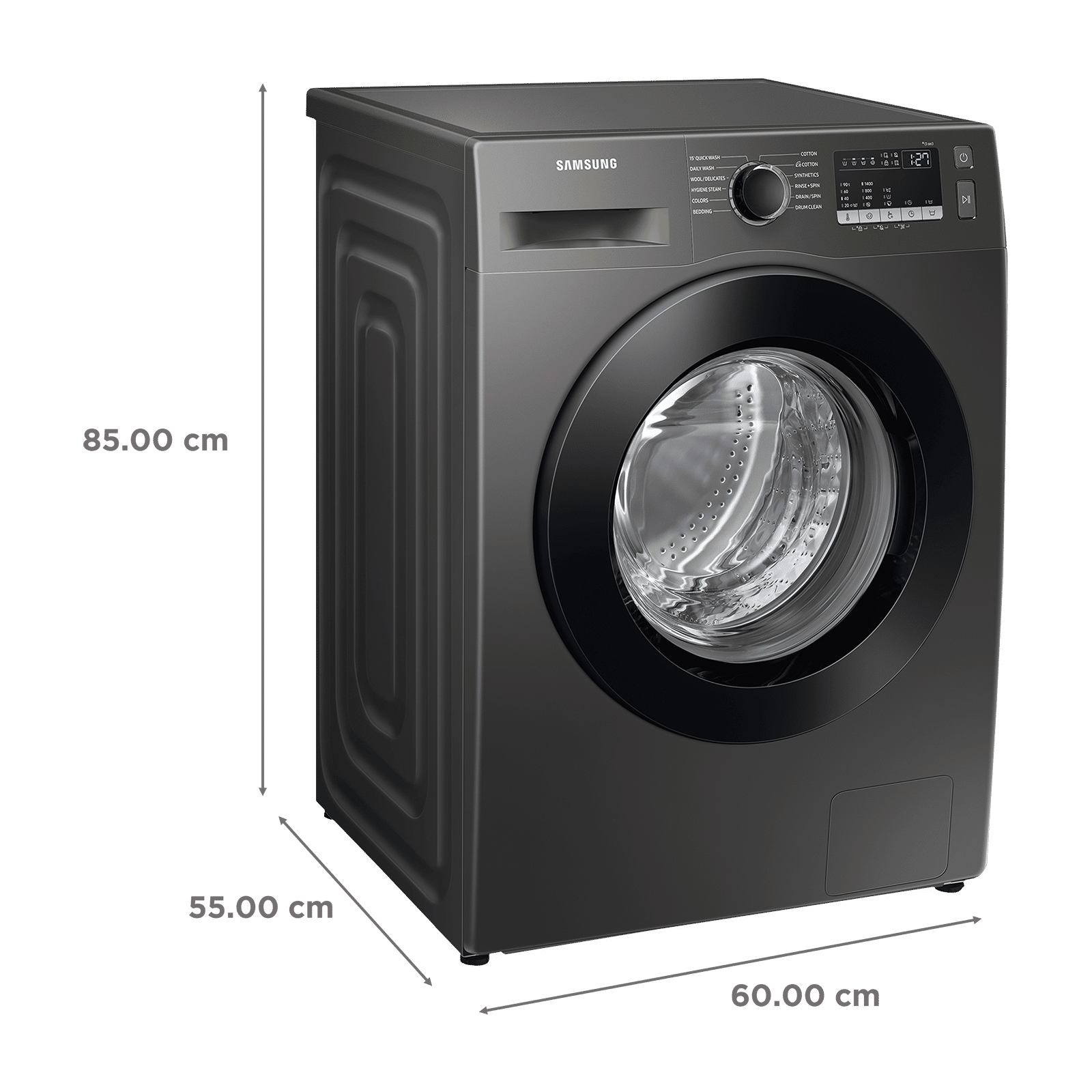 SAMSUNG 7 kg 5 Star Inverter Fully Automatic Front Load Washing Machine (WW70T4020CX/TL, Diamond Drum, Inox) SAMSUNG 7 kg 5 Star Inverter Fully Automatic Front Load Washing Machine (WW70T4020CX/TL, Diamond Drum, Inox)_3