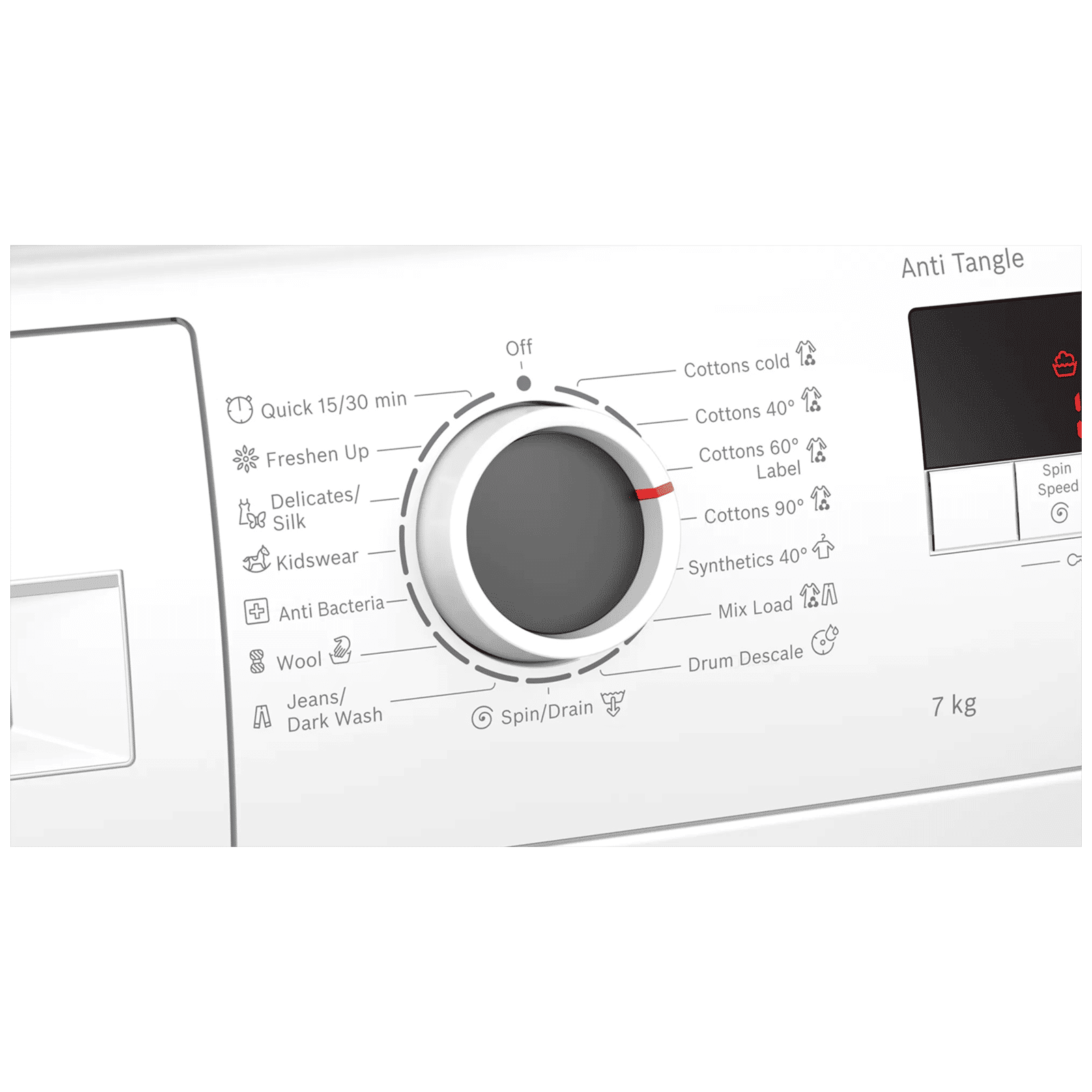 BOSCH 7 kg 5 Star Inverter Fully Automatic Front Load Washing Machine (Series 4, WAJ2006WIN, Vario Drum, White)_8