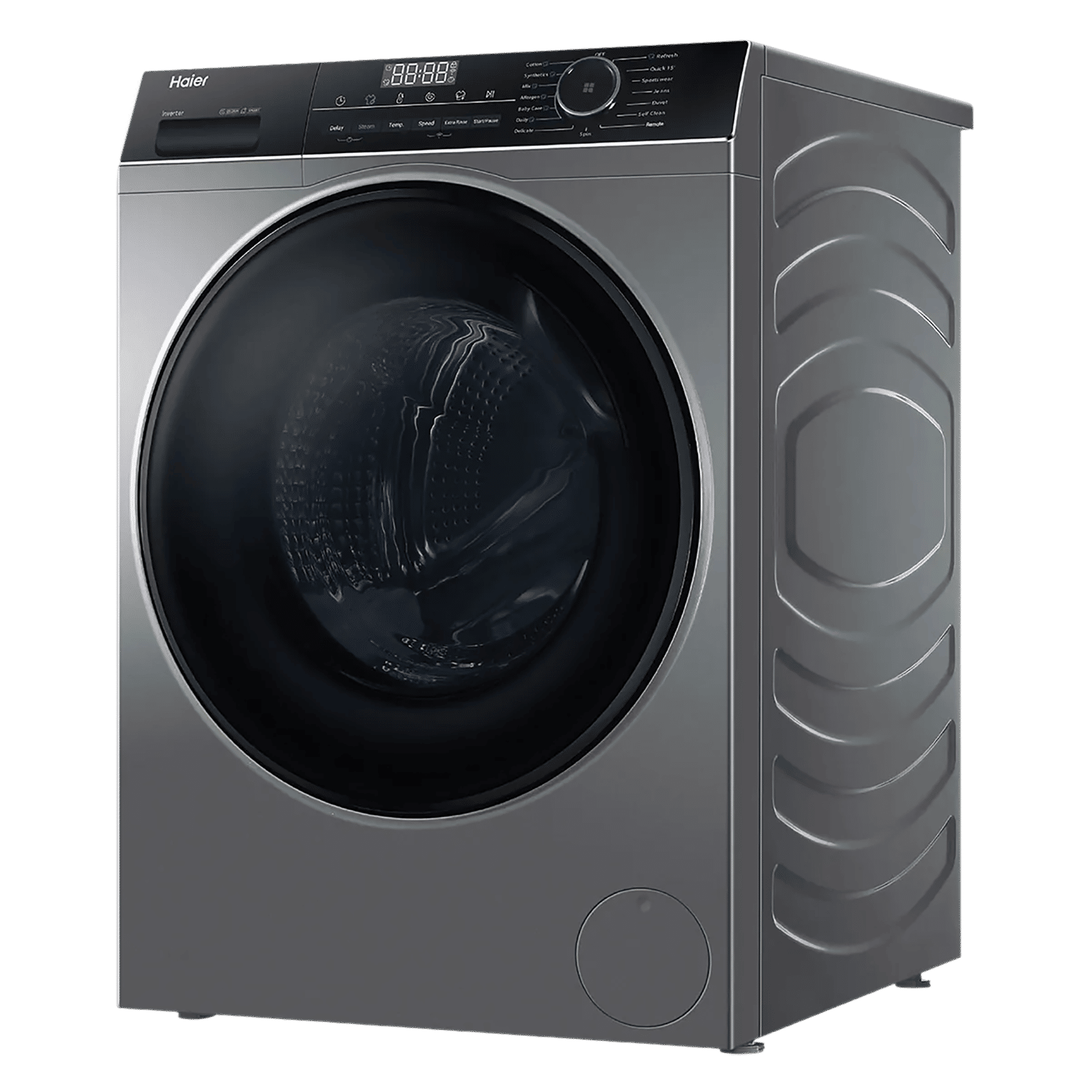 Haier 7 kg 5 Star Inverter Fully Automatic Front Load Washing Machine (HW70-IM12929CS3, Steam Wash Technology, Ore Silver)_5