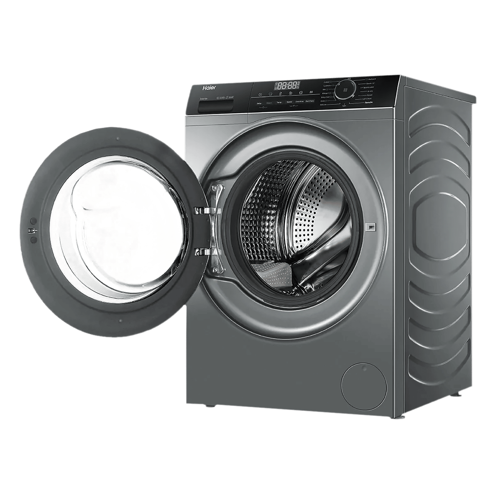 Haier 7 kg 5 Star Inverter Fully Automatic Front Load Washing Machine (HW70-IM12929CS3, Steam Wash Technology, Ore Silver)_6