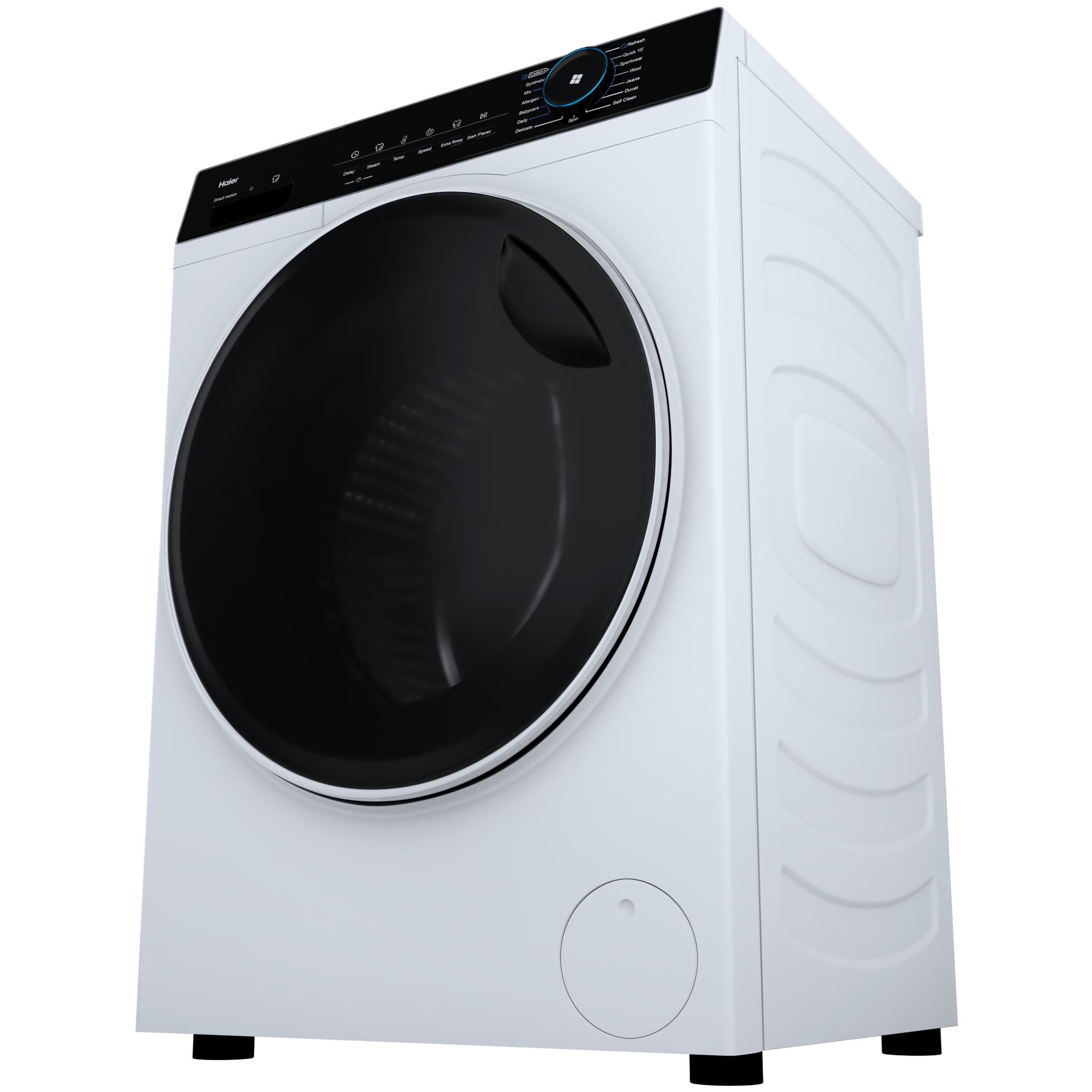 Haier 7 kg 5 Star Inverter Fully Automatic Front Load Washing Machine (HW70-IM12929C, Steam Wash Technology, Ice White)_4