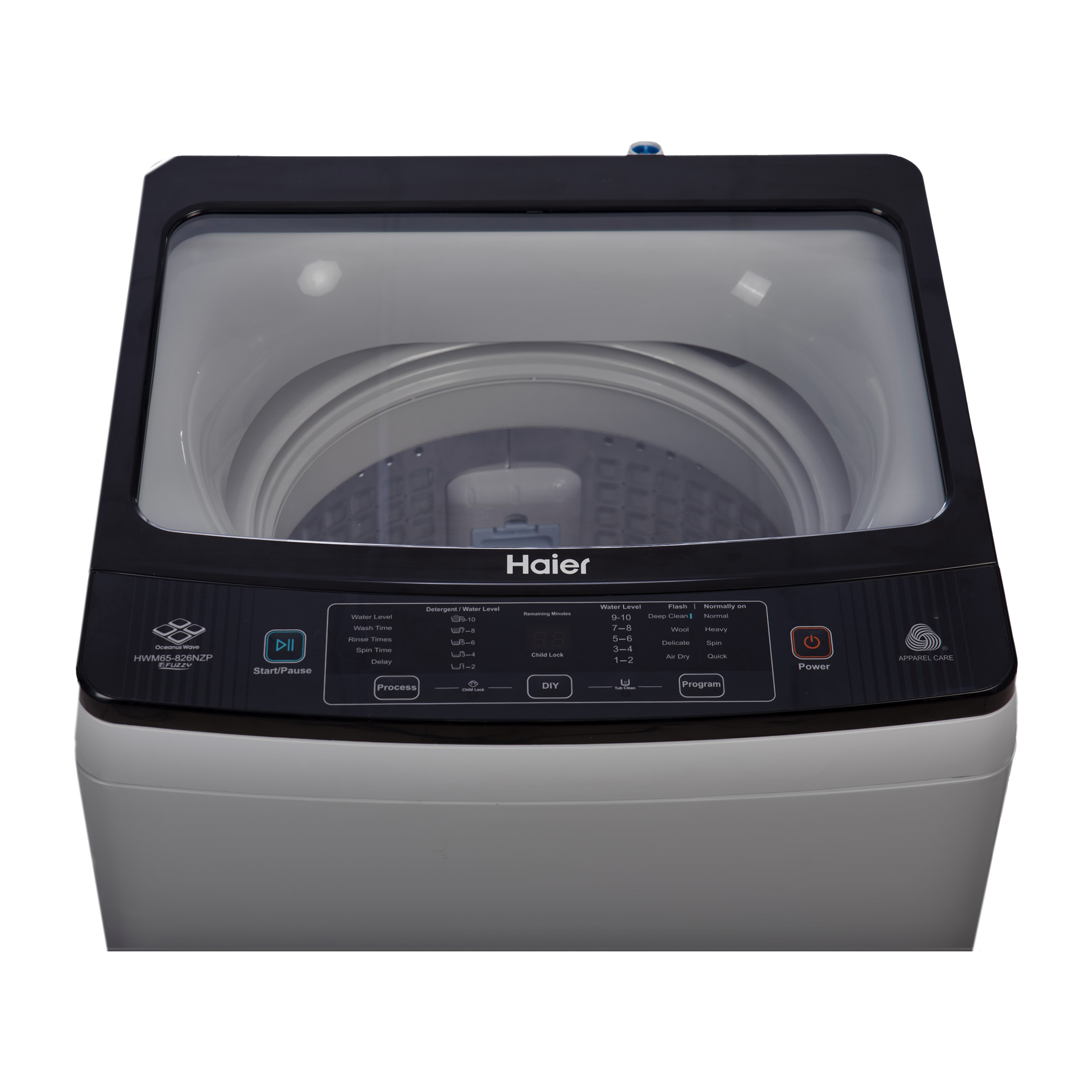 Haier 7.5 kg 5 Star Fully Automatic Top Load Washing Machine (826 Series, HWM75-826DNZP, Magic Filter, Titanium Silver Grey) Haier 7.5 kg 5 Star Fully Automatic Top Load Washing Machine (826 Series, HWM75-826DNZP, Magic Filter, Titanium Silver Grey)_4