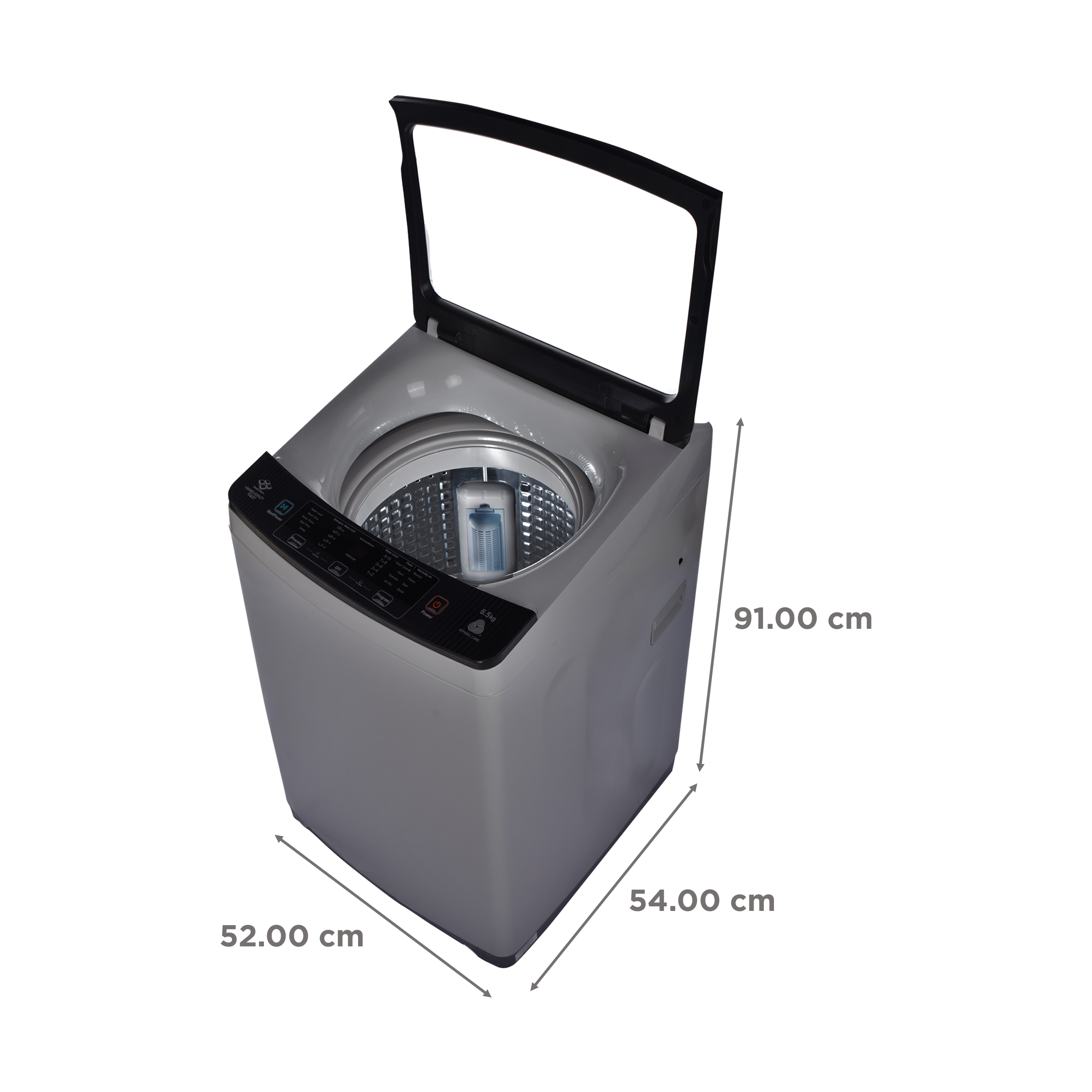 Haier 6.5 kg 5 Star Fully Automatic Top Load Washing Machine (826 Series, HWM65-826DNZP, Two Bionic Magic Filter, Titanium Silver Grey) Haier 6.5 kg 5 Star Fully Automatic Top Load Washing Machine (826 Series, HWM65-826DNZP, Two Bionic Magic Filter, Titanium Silver Grey)_3