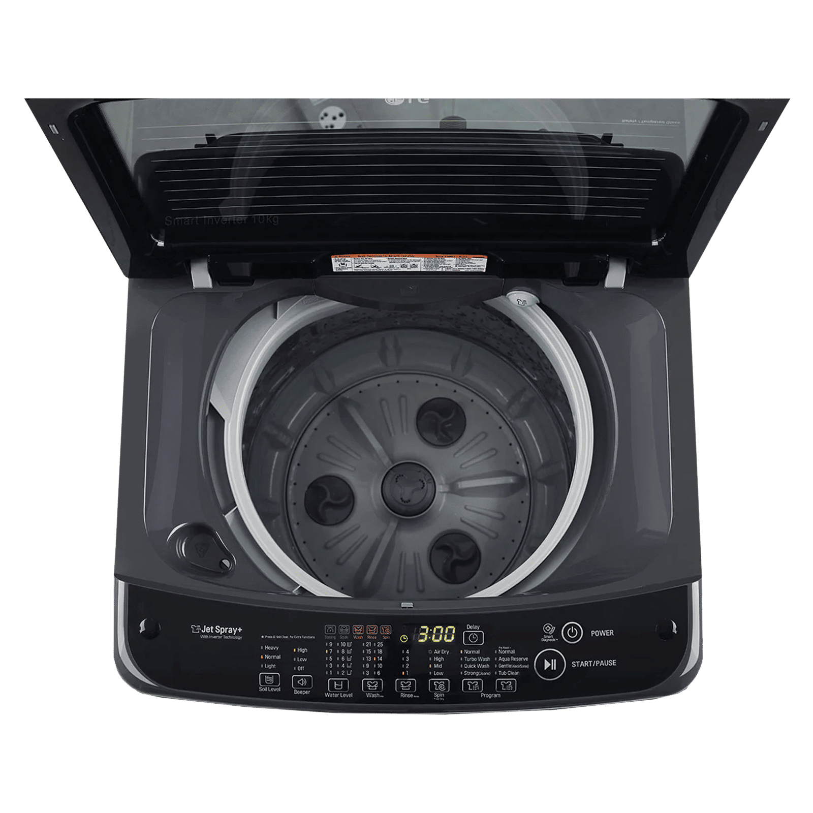 LG 10 kg 5 Star Inverter Fully Automatic Top Load Washing Machine (T10SJMB1Z.ABMQEIL, Smart Inverter Technology, Middle Black) LG 10 kg 5 Star Inverter Fully Automatic Top Load Washing Machine (T10SJMB1Z.ABMQEIL, Smart Inverter Technology, Middle Black)_7