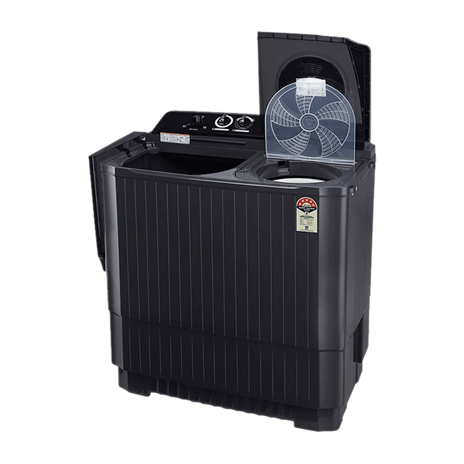 LG 11 kg 5 Star Semi Automatic Washing Machine with Lint Filter (P1155SKAZ.ABMQEIL, New Middle Black) LG 11 kg 5 Star Semi Automatic Washing Machine with Lint Filter (P1155SKAZ.ABMQEIL, New Middle Black)_11