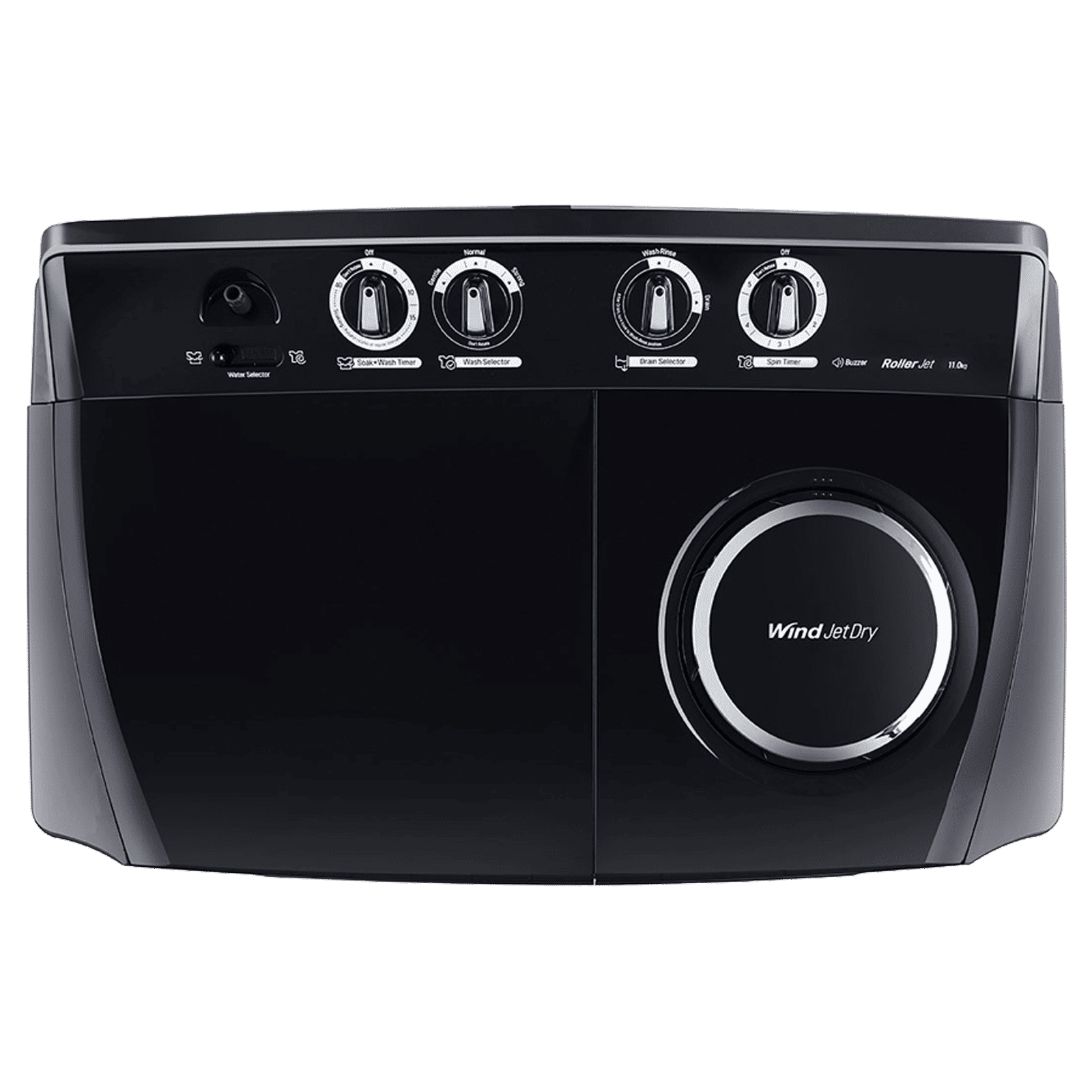 LG 11 kg 5 Star Semi Automatic Washing Machine with Lint Filter (P1155SKAZ.ABMQEIL, New Middle Black) LG 11 kg 5 Star Semi Automatic Washing Machine with Lint Filter (P1155SKAZ.ABMQEIL, New Middle Black)_2