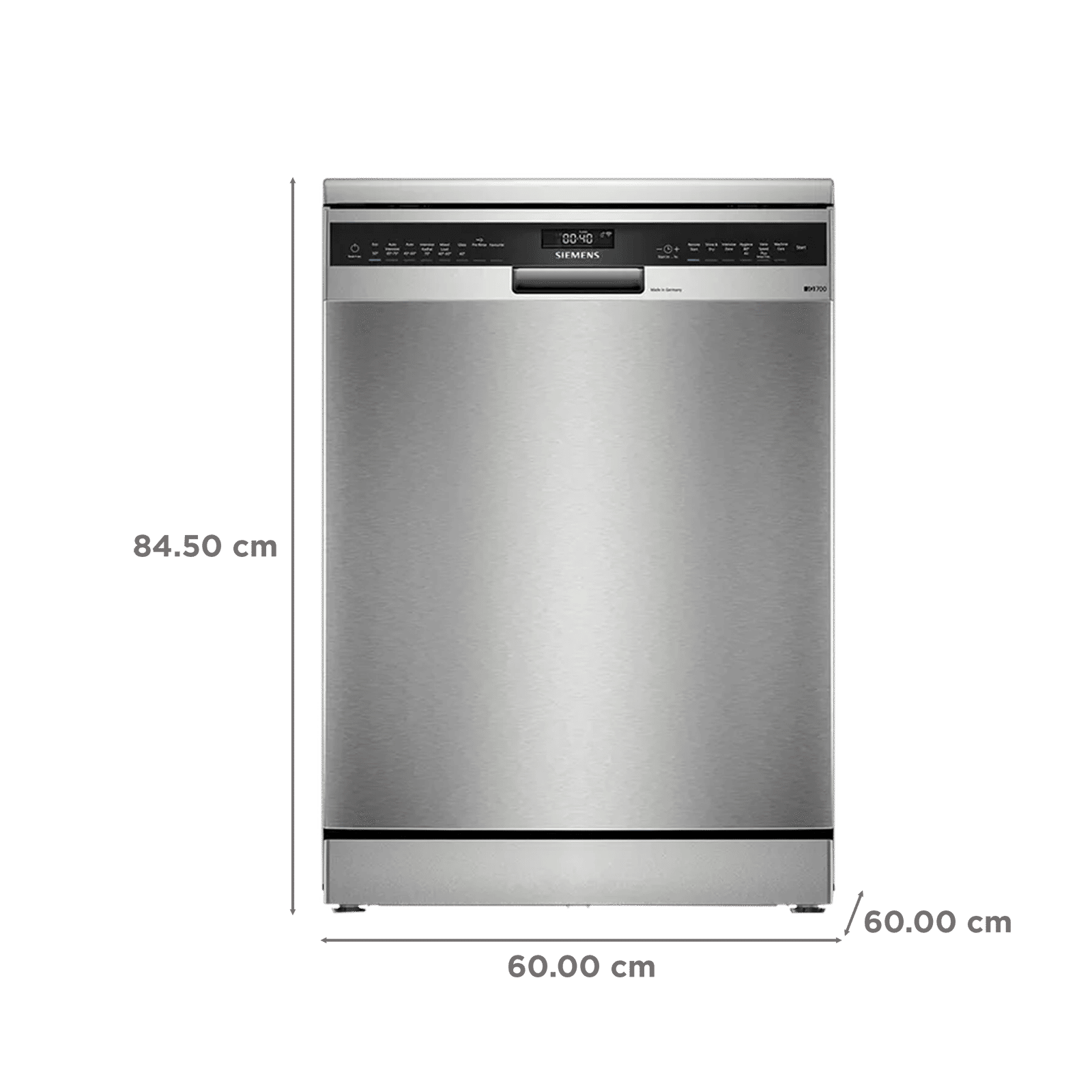 SIEMENS iQ500 14 Place Settings Free Standing Smart Dishwasher with Zeolith Drying Technology (Silver Inox) SIEMENS iQ500 14 Place Settings Free Standing Smart Dishwasher with Zeolith Drying Technology (Silver Inox)_2