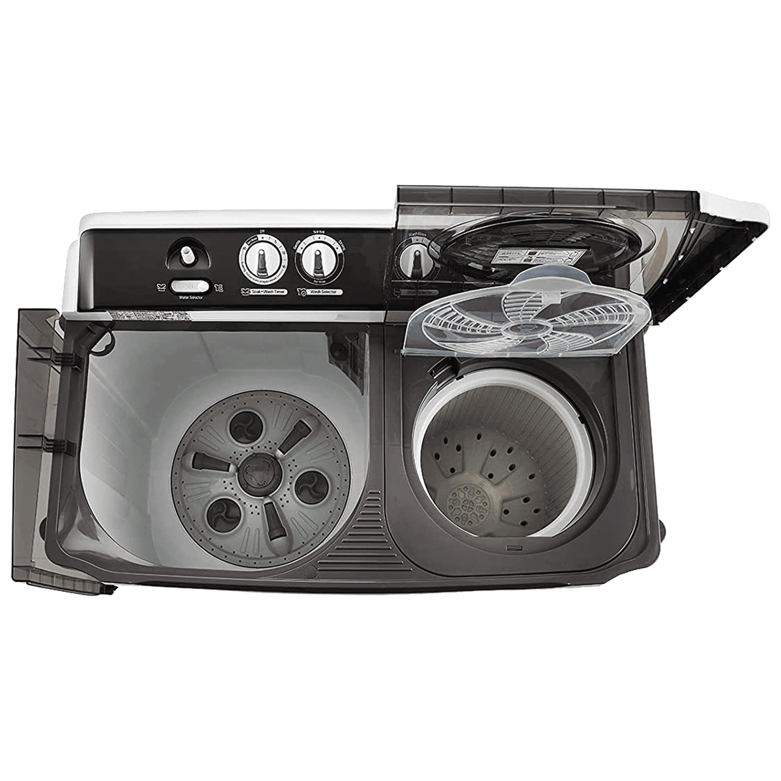 LG 9 kg 5 Star Semi Automatic Washing Machine with Lint Filter (P9041SGAZ.ADGQEIL, Grey) LG 9 kg 5 Star Semi Automatic Washing Machine with Lint Filter (P9041SGAZ.ADGQEIL, Grey)_6