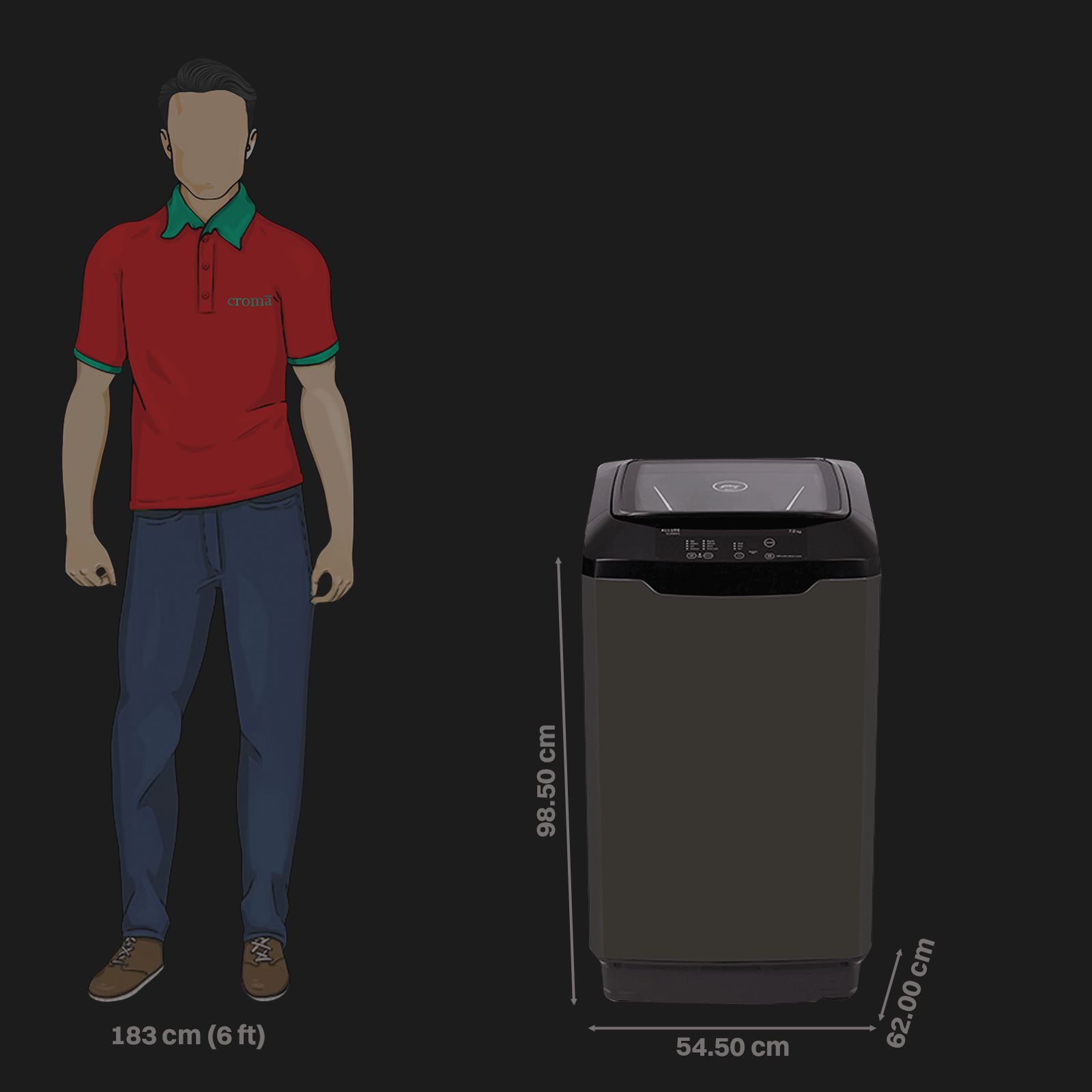 Godrej 7.5 kg 5 Star Inverter Fully Automatic Top Load Washing Machine (Eon Allure Classic, WTEON ALR C 75 5.0 FDANS GPGR, Cascade Waterfall Technology, Graphite Grey) Godrej 7.5 kg 5 Star Inverter Fully Automatic Top Load Washing Machine (Eon Allure Classic, WTEON ALR C 75 5.0 FDANS GPGR, Cascade Waterfall Technology, Graphite Grey)_2
