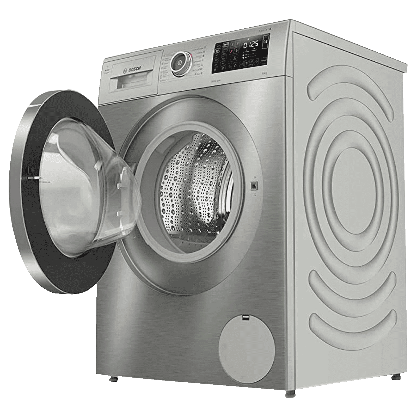 BOSCH 9 kg 5 Star Fully Automatic Front Load Washing Machine (Series 6, WAU28Q9SIN, Foam Detection System, Inox)_5
