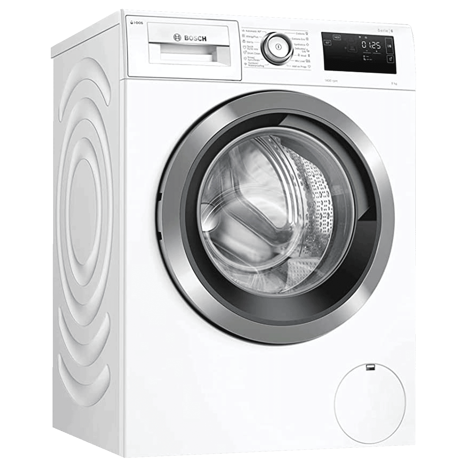 BOSCH 9 kg Fully Automatic Front Load Washing Machine (Series 6, WAT286H9IN, EcoSilence Drive, White)_1