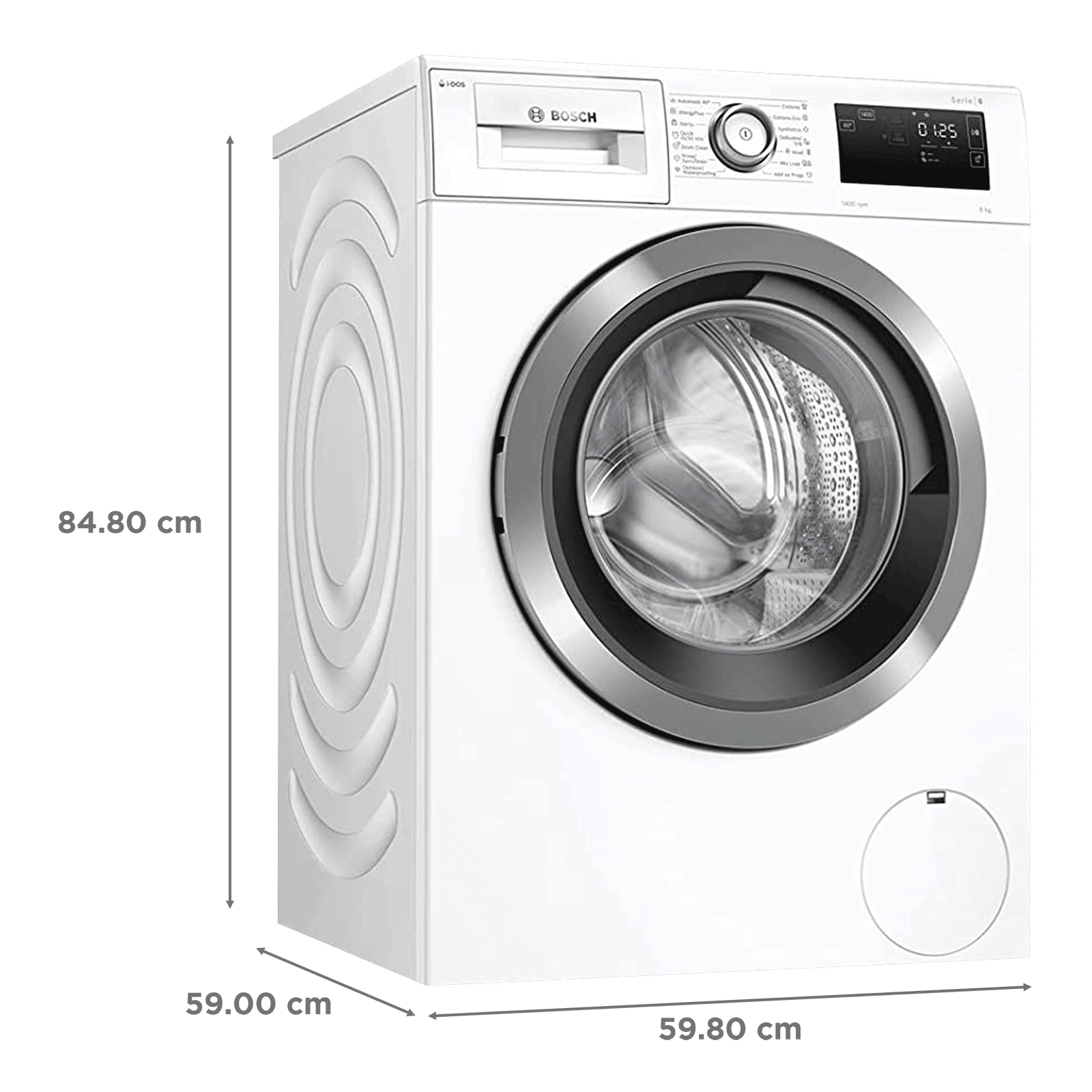 BOSCH 9 kg Fully Automatic Front Load Washing Machine (Series 6, WAT286H9IN, EcoSilence Drive, White)_3