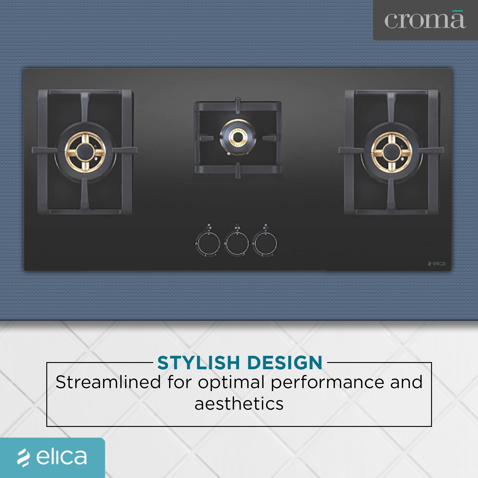 Elica PRO FB MFC 3B 90 DX FFD Glass Top 3 Burner Automatic Electric Hob (Round Metallic Knob, Black) Elica PRO FB MFC 3B 90 DX FFD Glass Top 3 Burner Automatic Electric Hob (Round Metallic Knob, Black)_10