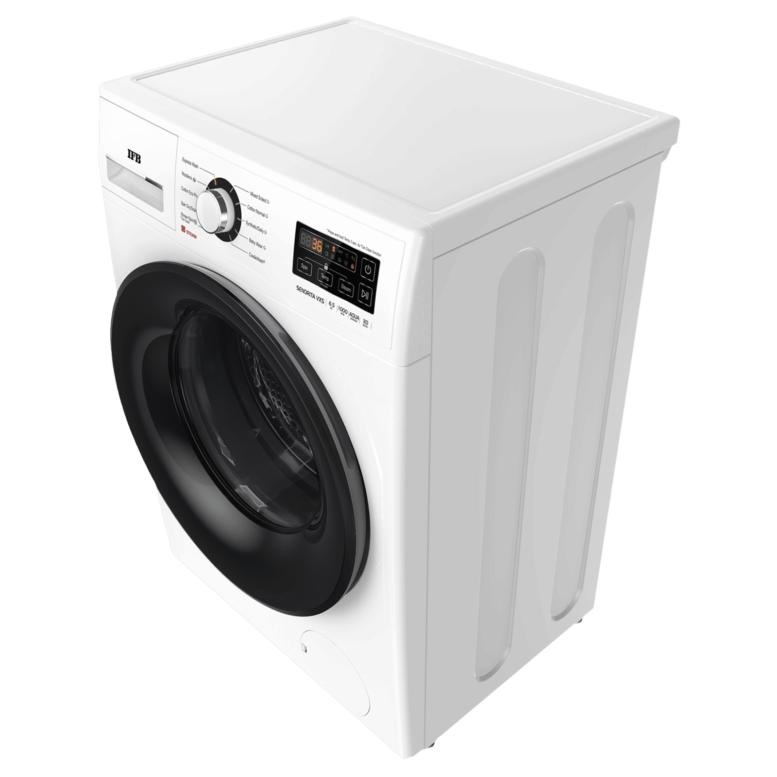 IFB 6.5 kg 5 Star Fully Automatic Front Load Washing Machine (Senorita VXS 6510, Aqua Energie, Silver) IFB 6.5 kg 5 Star Fully Automatic Front Load Washing Machine (Senorita VXS 6510, Aqua Energie, Silver)_10