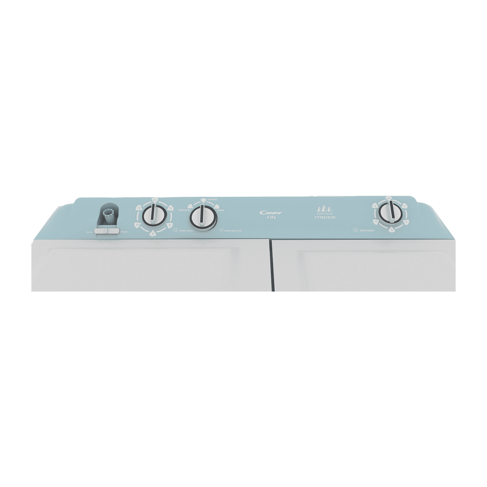 CANDY 6.5 kg 5 Star Semi Automatic Washing Machine with Fuzzy Logic (CTT65187W, White/Blue) CANDY 6.5 kg 5 Star Semi Automatic Washing Machine with Fuzzy Logic (CTT65187W, White/Blue)_4