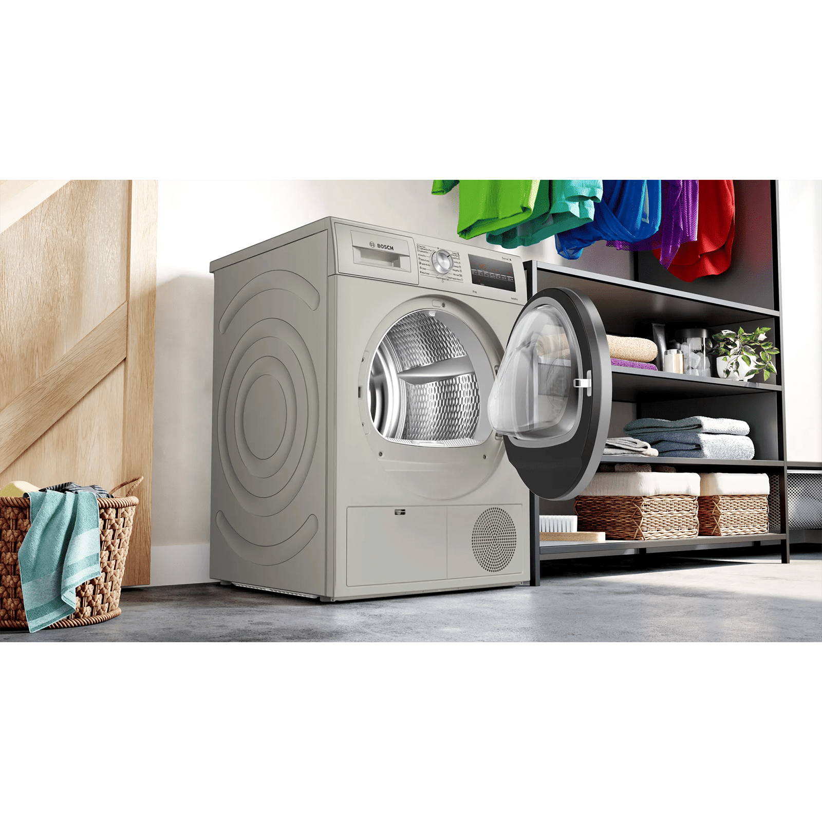 BOSCH 8 kg 5 Star Fully Automatic Front Load Dryer (Series 6, WTG8640SIN, In-Built Heater, Silver Inox) BOSCH 8 kg 5 Star Fully Automatic Front Load Dryer (Series 6, WTG8640SIN, In-Built Heater, Silver Inox)_10